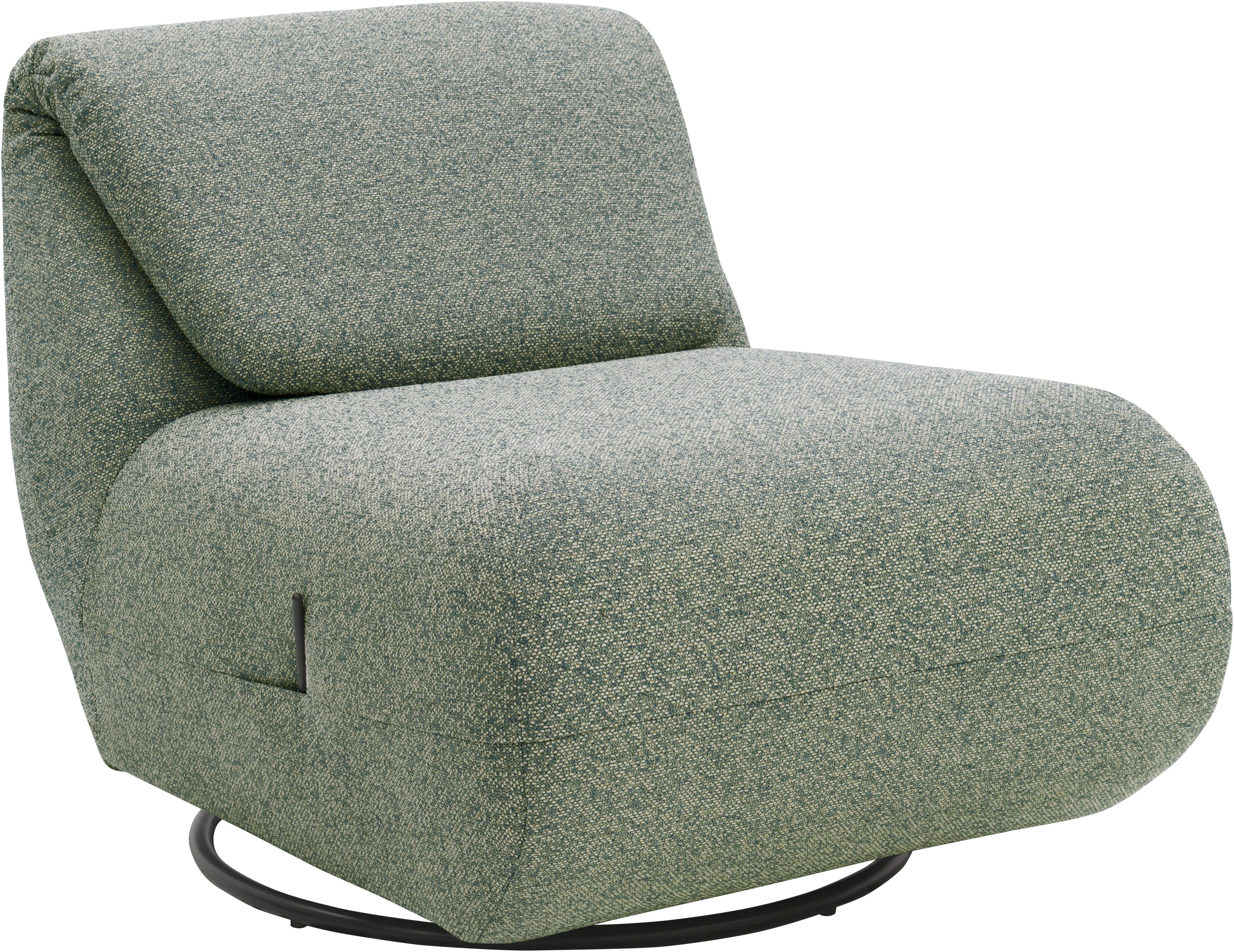 DOMO collection Fauteuil Sonner, optioneel met draaifunctie 360 graden draaibaar, rug op te richten, draaistoel
