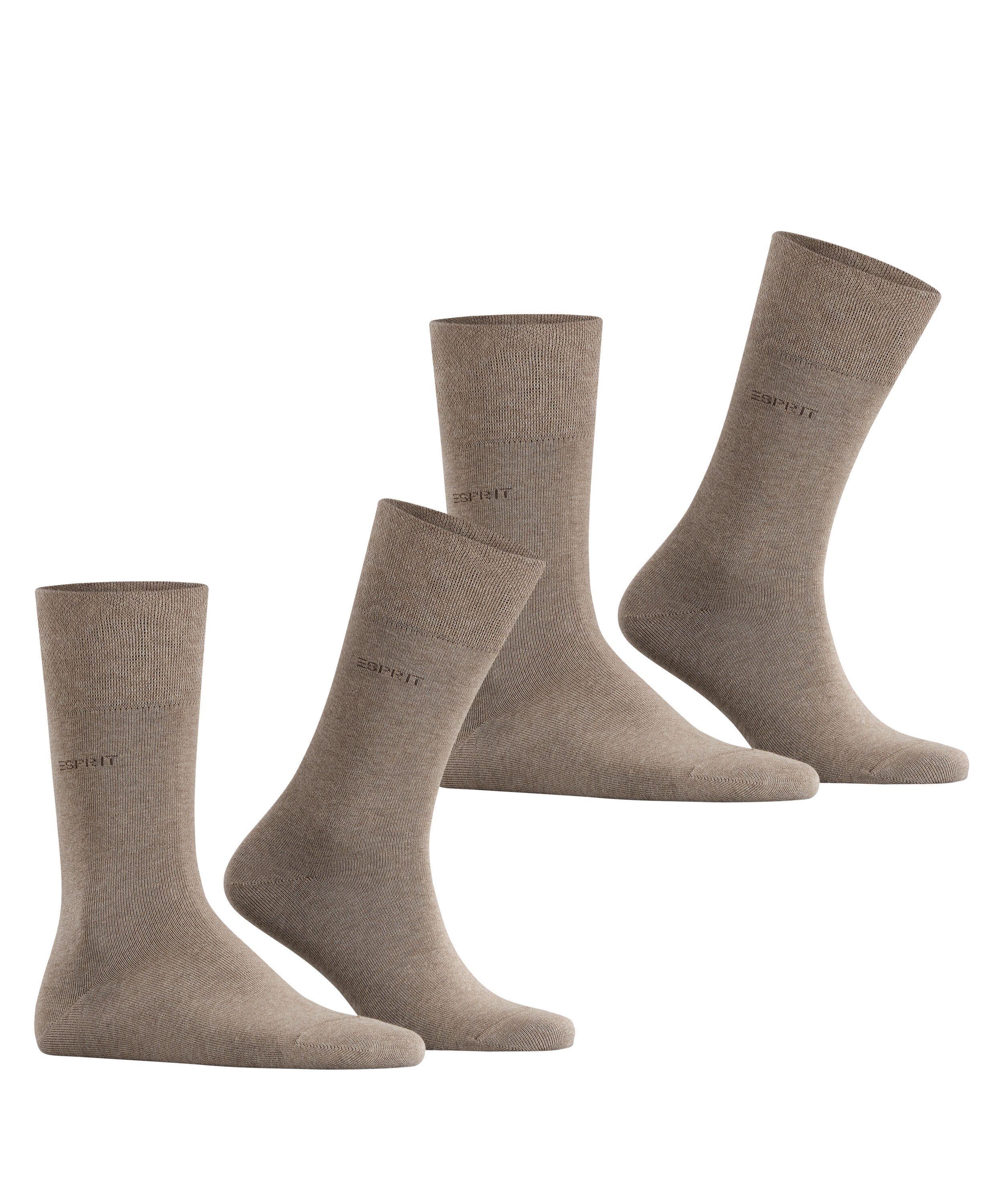 Esprit Sokken Basic Easy (2 paar, Set van 2)