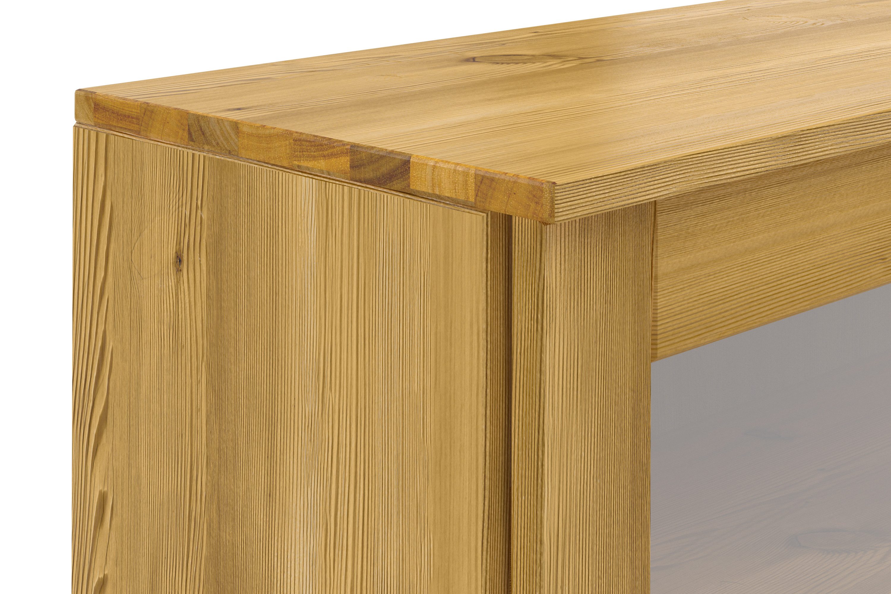 Home affaire Hangkast Alby2 Met metalen grepen en glazen deuren, breedte 100 cm