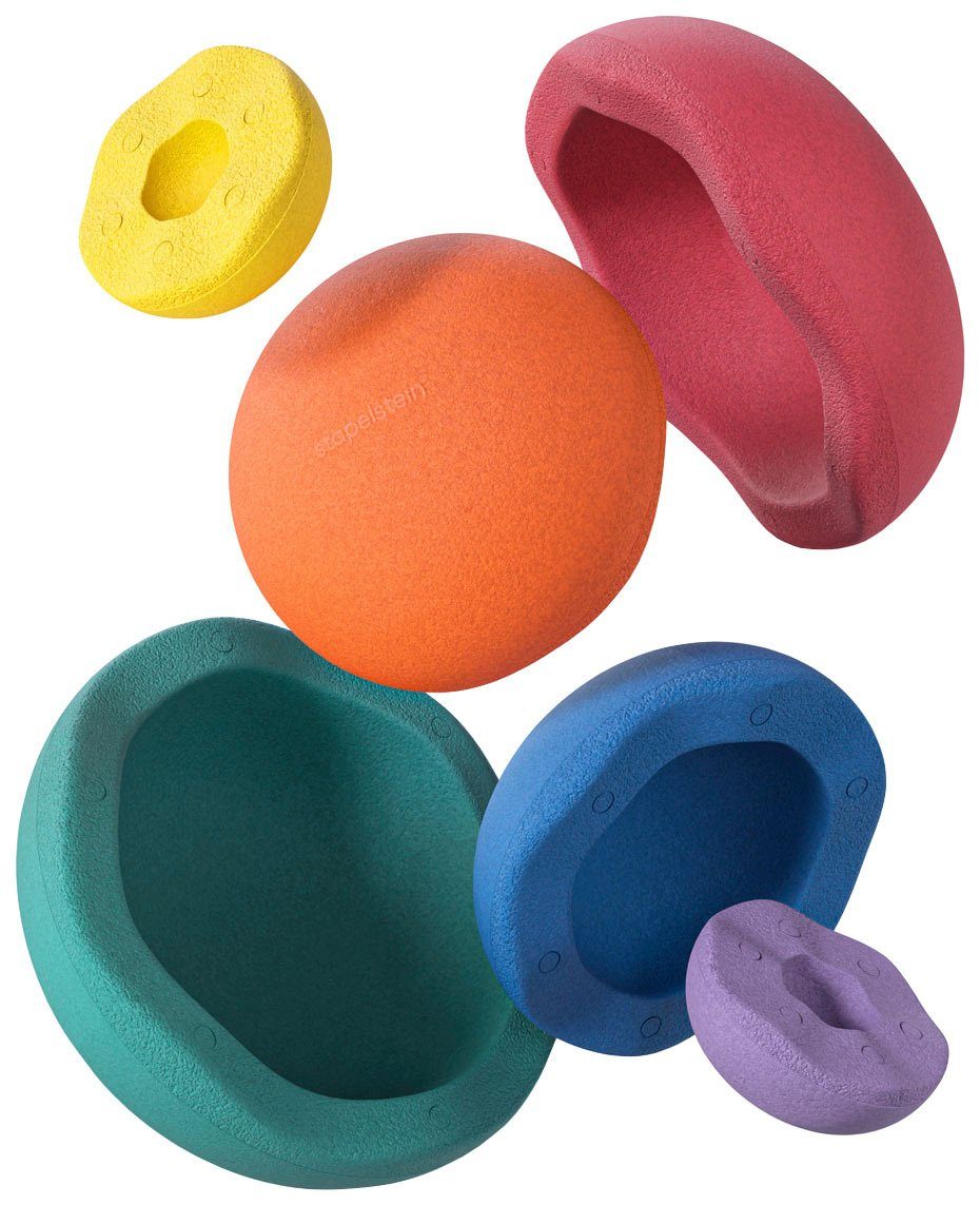 Stapelstein Balancetrainer Inside rainbow classic (set, 6-delig)