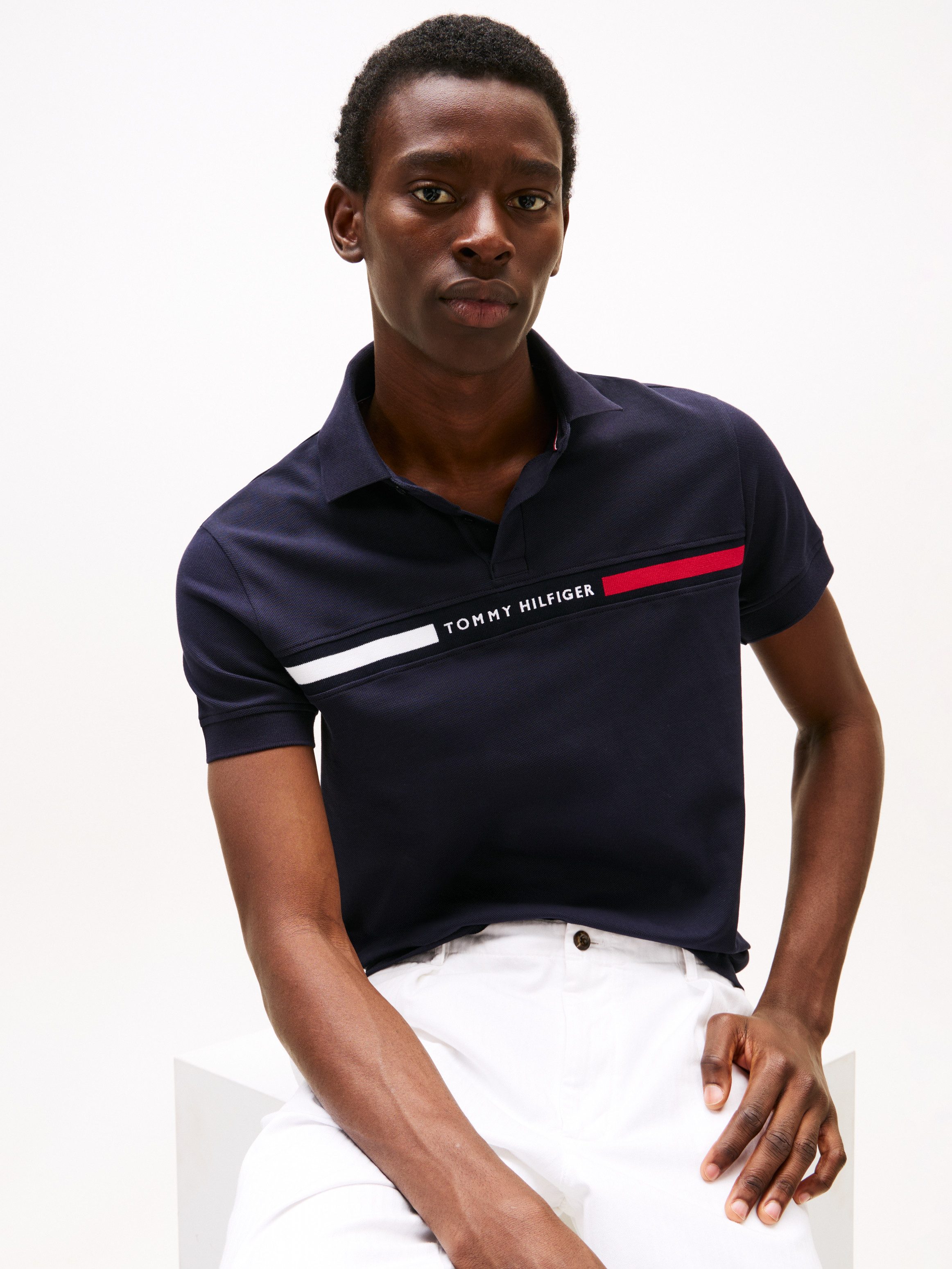 Tommy Hilfiger Poloshirt HILFIGER CHEST INSERT REG POLO