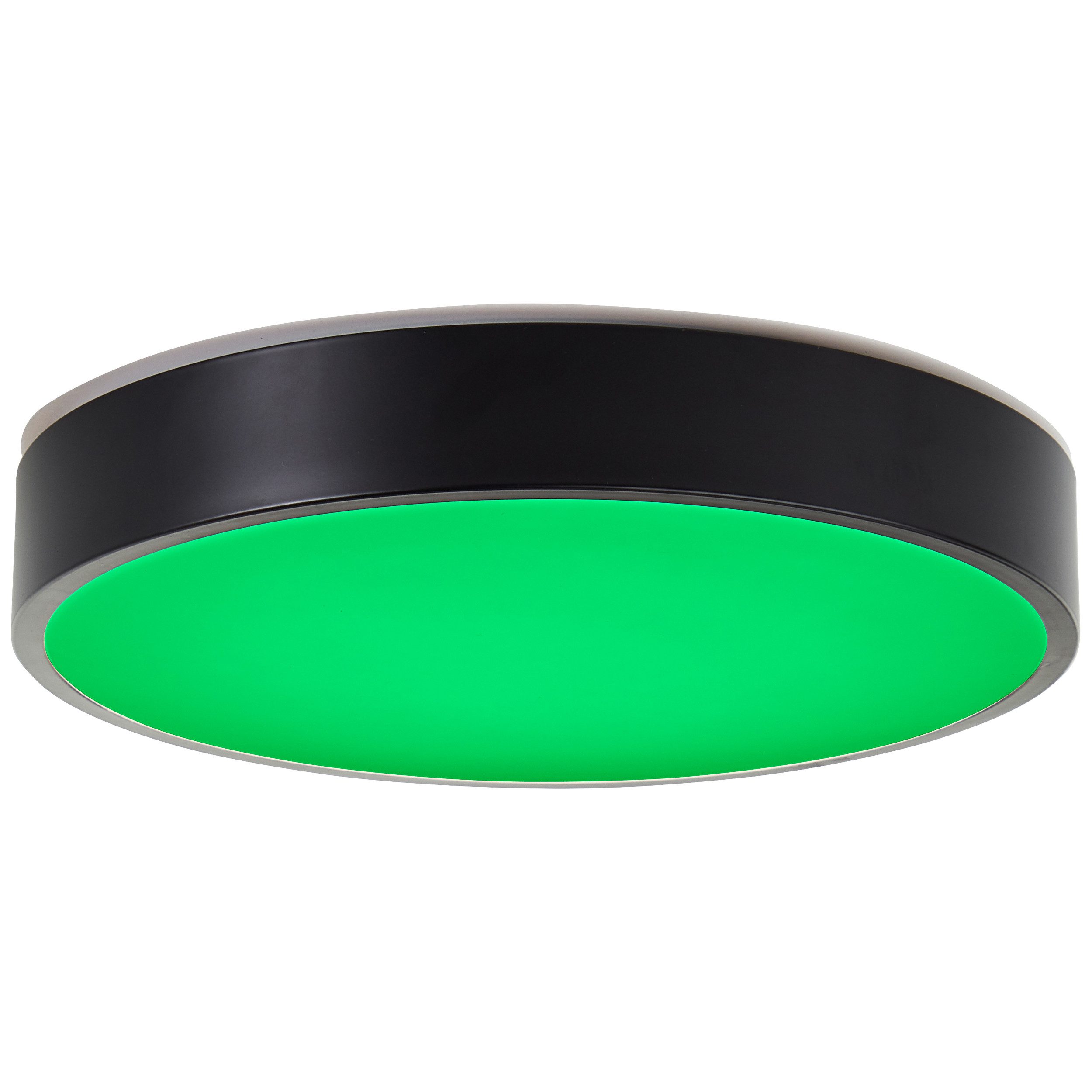 Brilliant Leuchten Led-plafondlamp VADIN Tuya app bestuurbaar, 33 cm, RGB, 2300 lm, dimbaar, 3000-6500 K, zwart