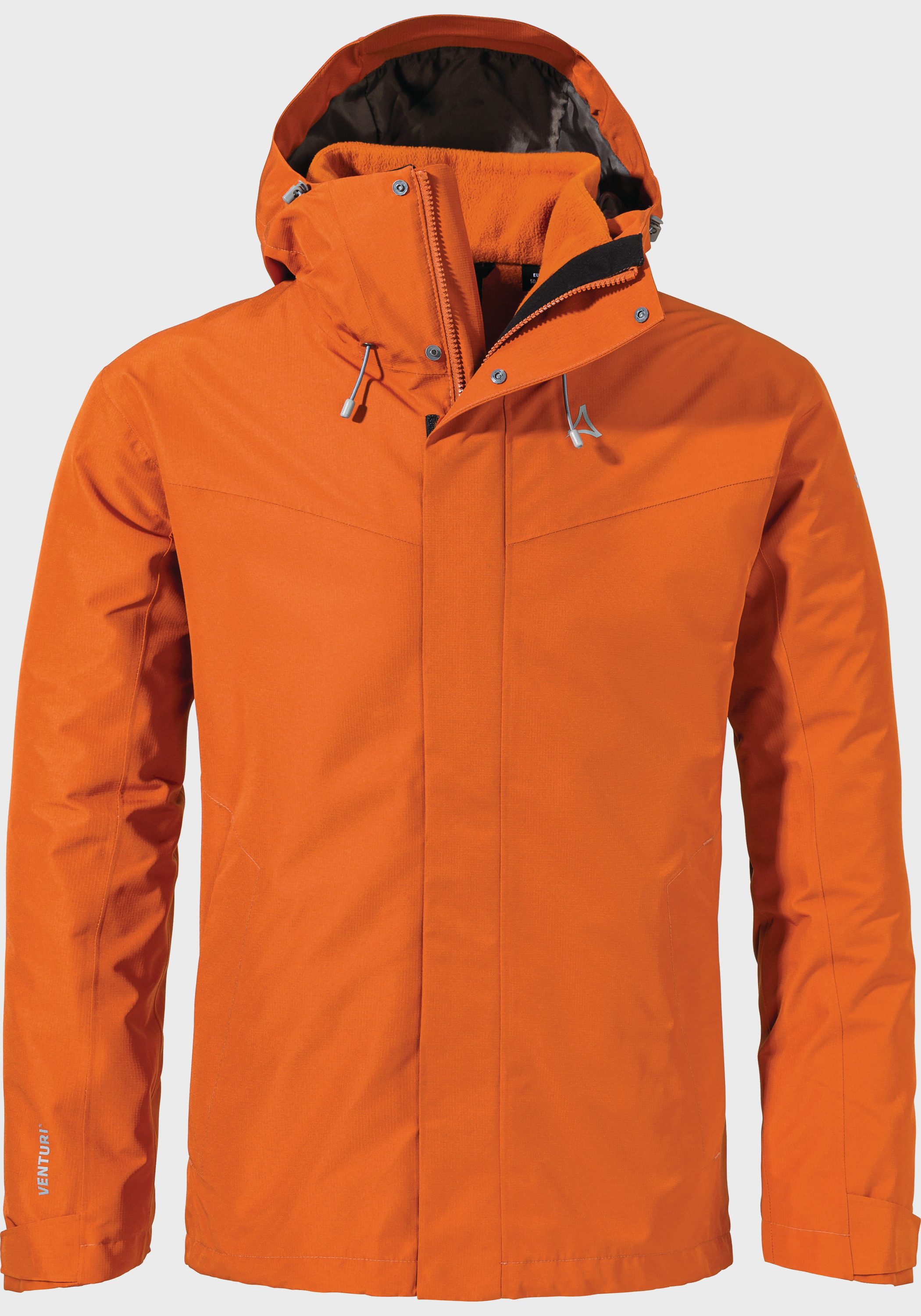 Schöffel 2-in-1-jack Hiking 3in1 Jacket Style Okere MNS heren jassen maat 46 geel