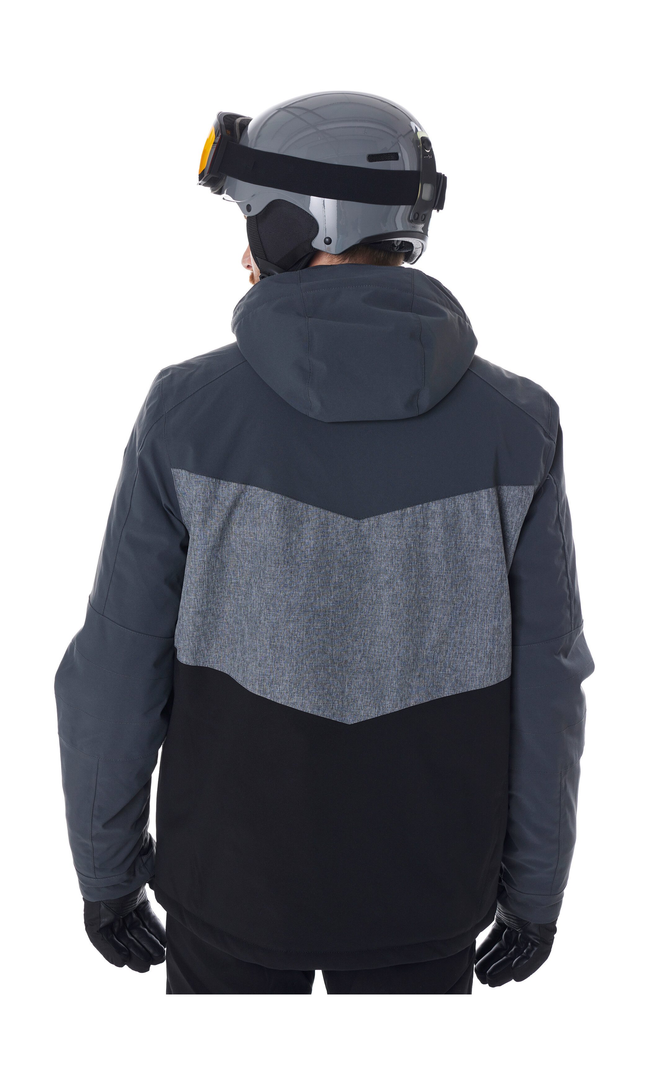 Killtec Ski-jack KSW 45 MN SKI JCKT Trendy, waterdichte ski-jas met afneembare kap en sneeuwvanger