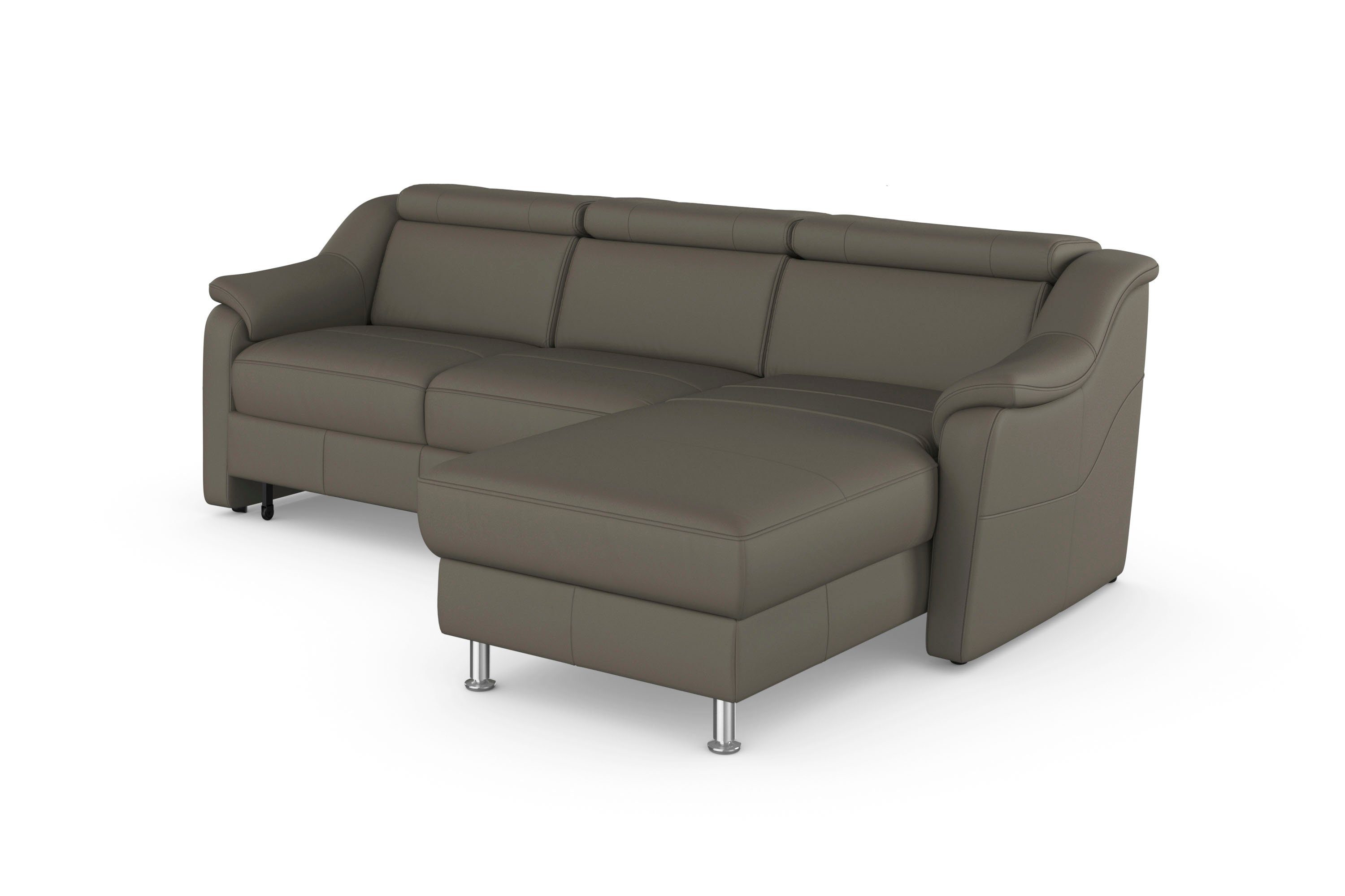 sit&more Hoekbank Freetown L-vorm met verstelbare hoofdsteun en comfortabele binnenvering