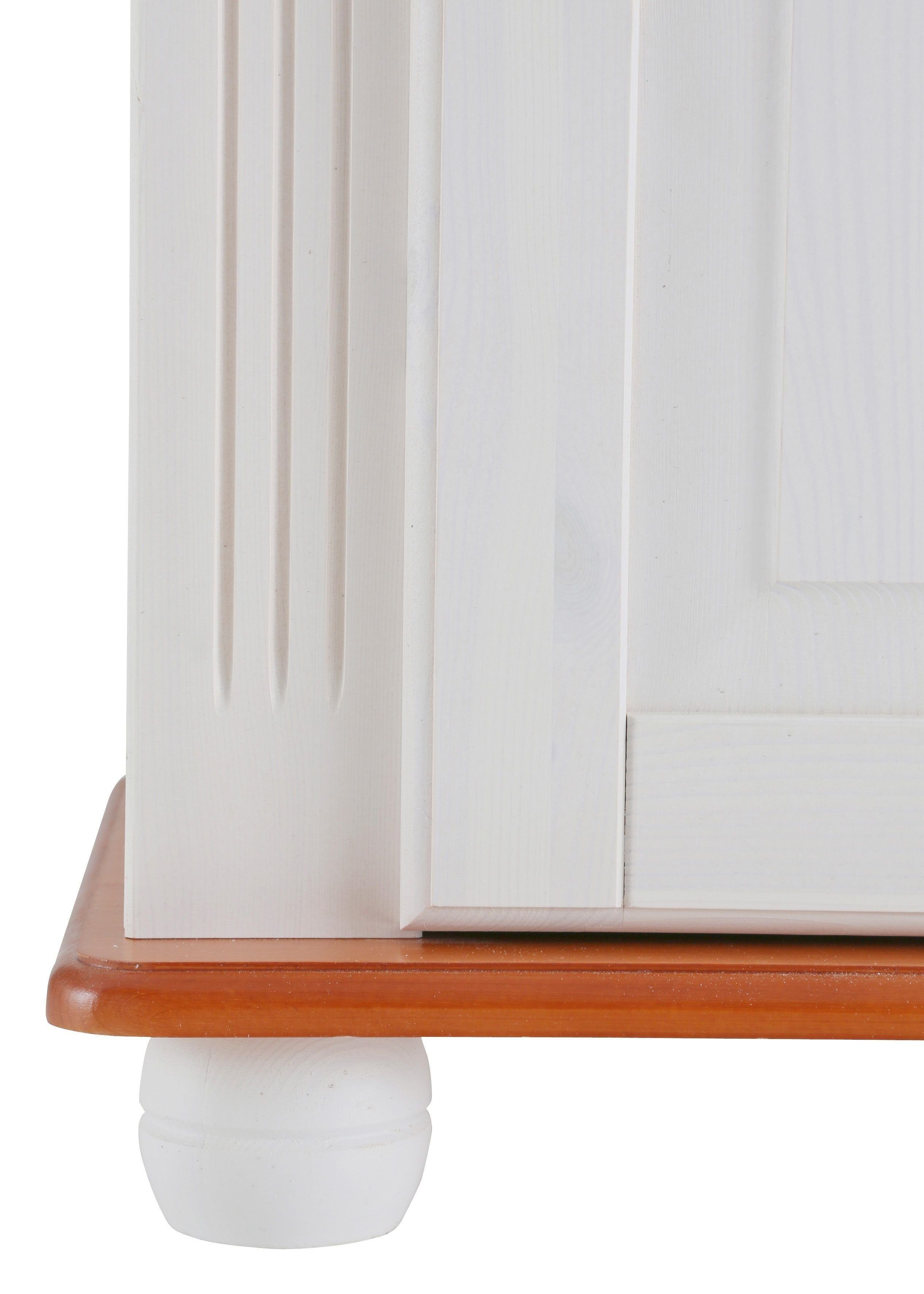 Home affaire Kast met laden en deuren ADELE gemaakt van massief grenen, 92 cm breed