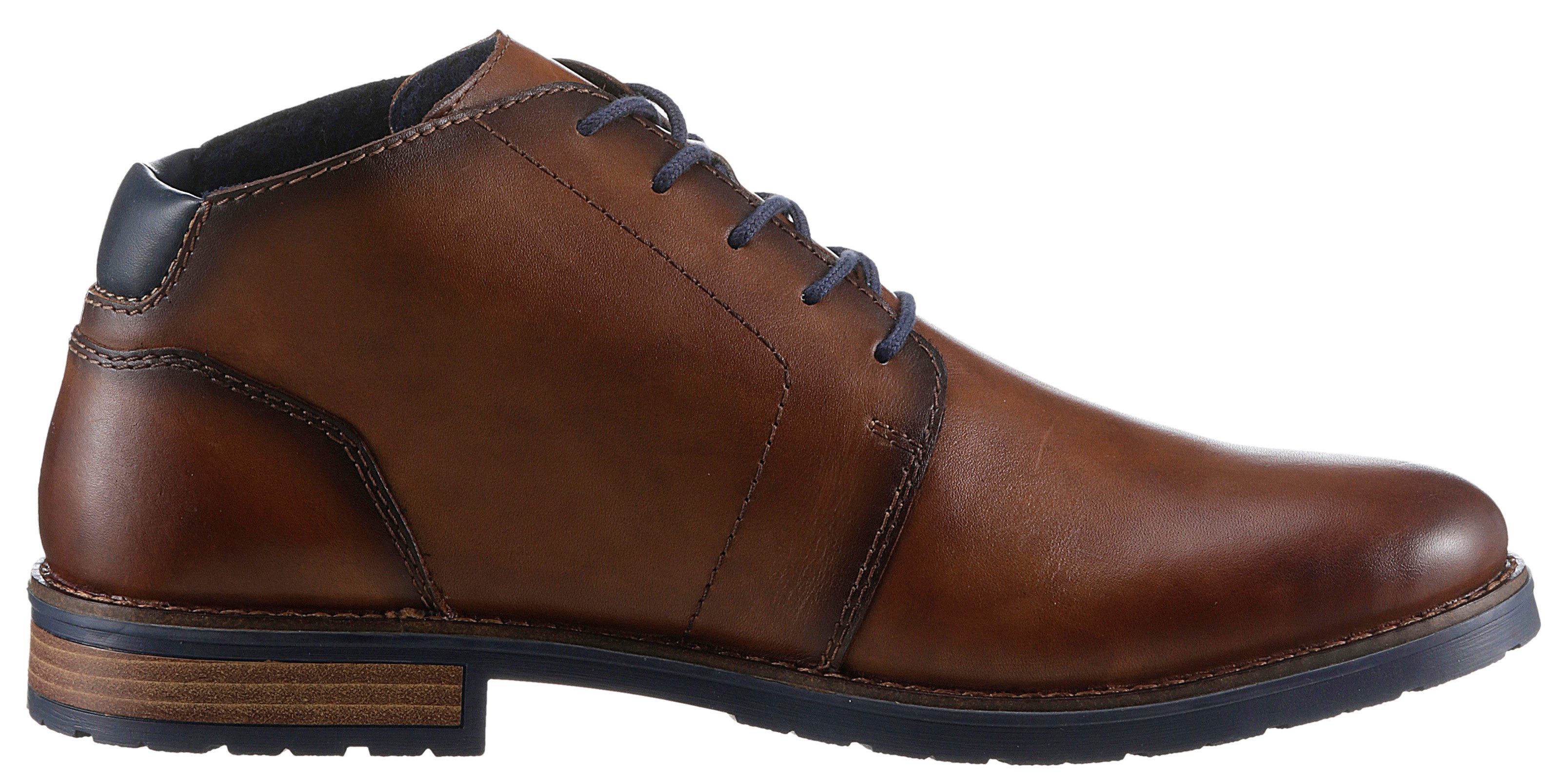 Rieker Veterlaarsjes zakelijke enkellaars, veterschoenen met zachte binnenzool