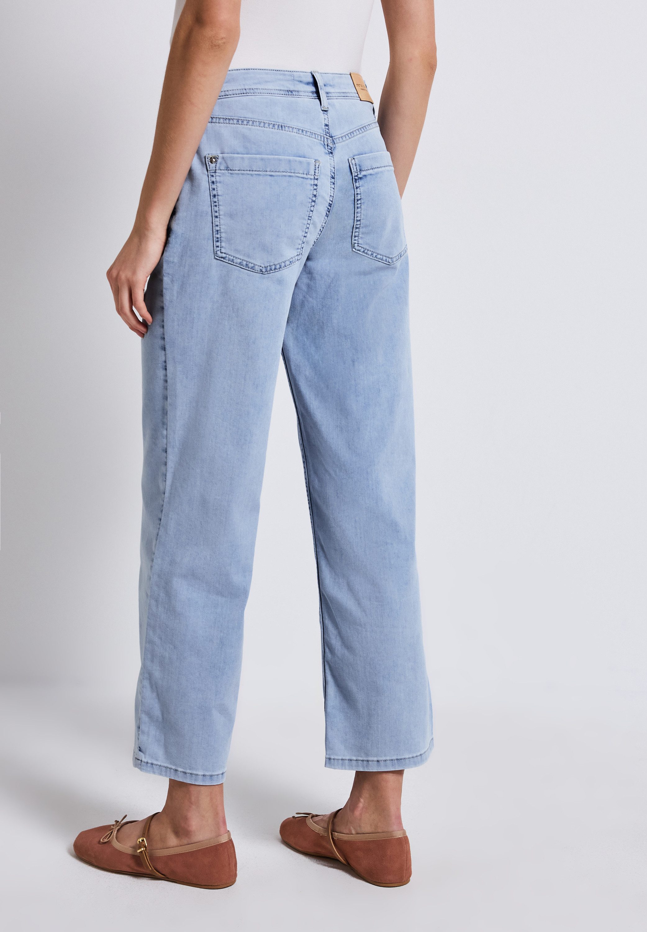 STREET ONE Wijde jeans in 5-pocket-stijl en met stretch