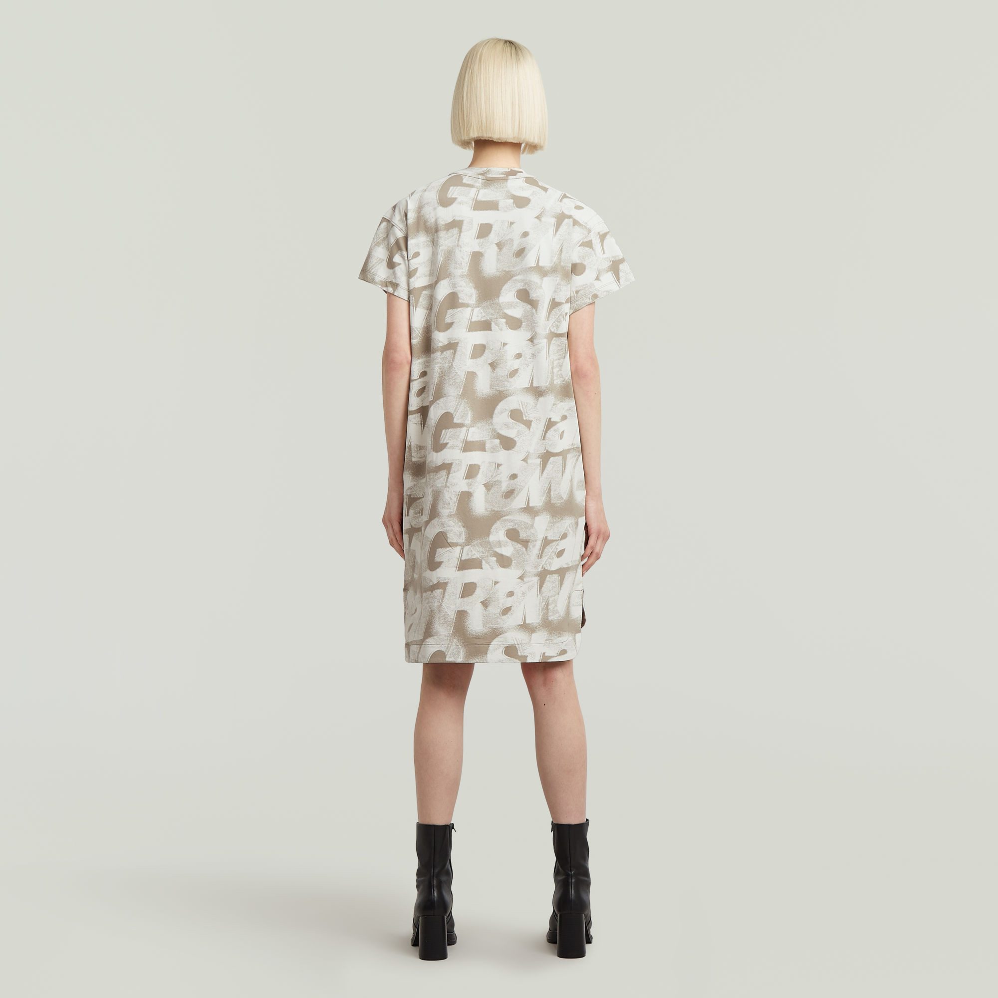 G-Star RAW Shirtjurk Printed loose t-shirt dress