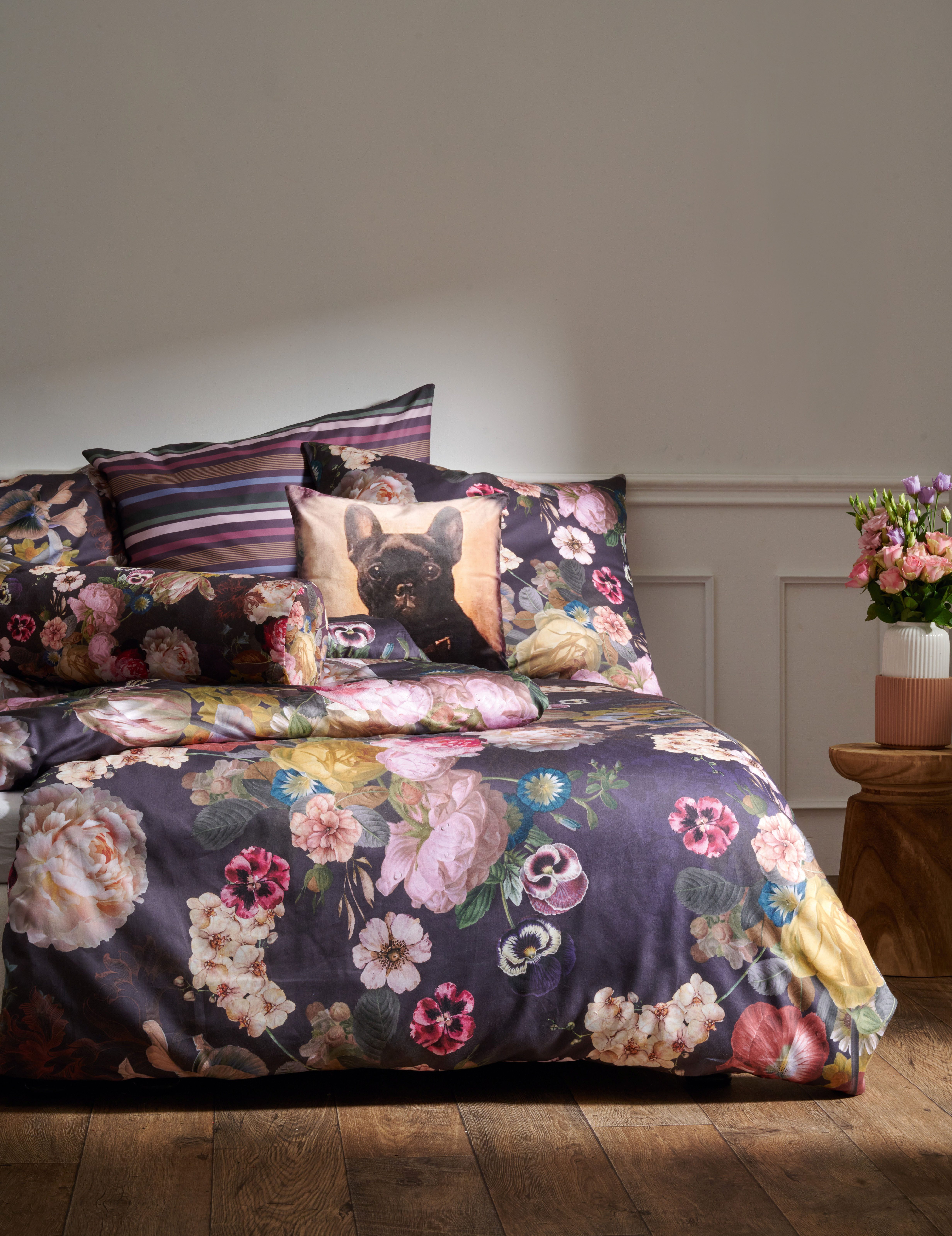 APELT Beddengoed Giorgia GOTS modieuze bloemenprint allover (2-delig)