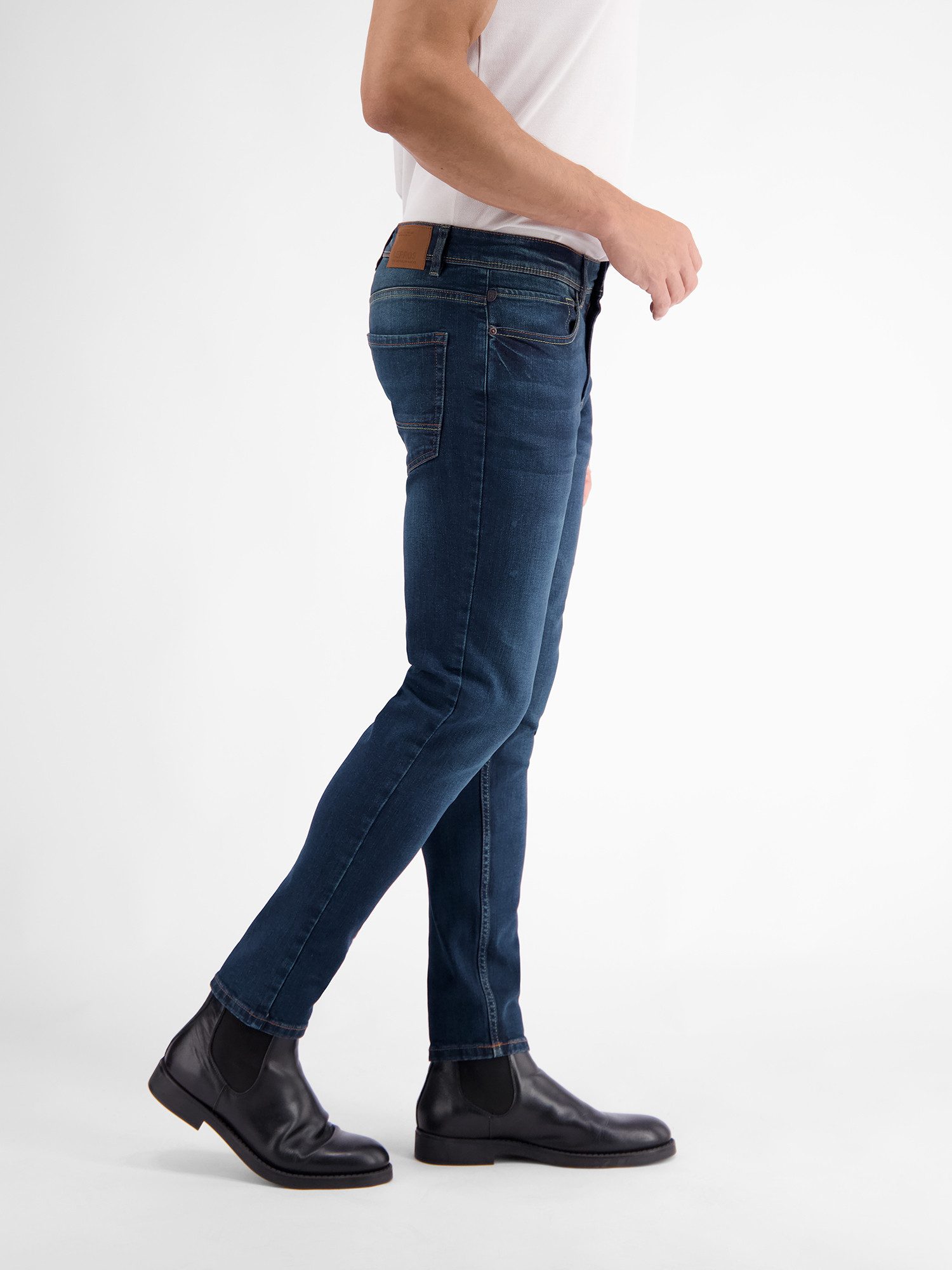 Lerros Five-pocketsbroek LERROS CONLIN 5-Pocket stretch-denim, SLIM FIT, effen CONLIN