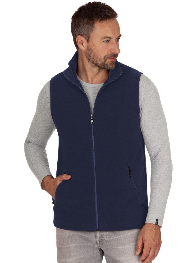 Trigema Mouwloos fleecevest Trigema fleecevest (1-delig)