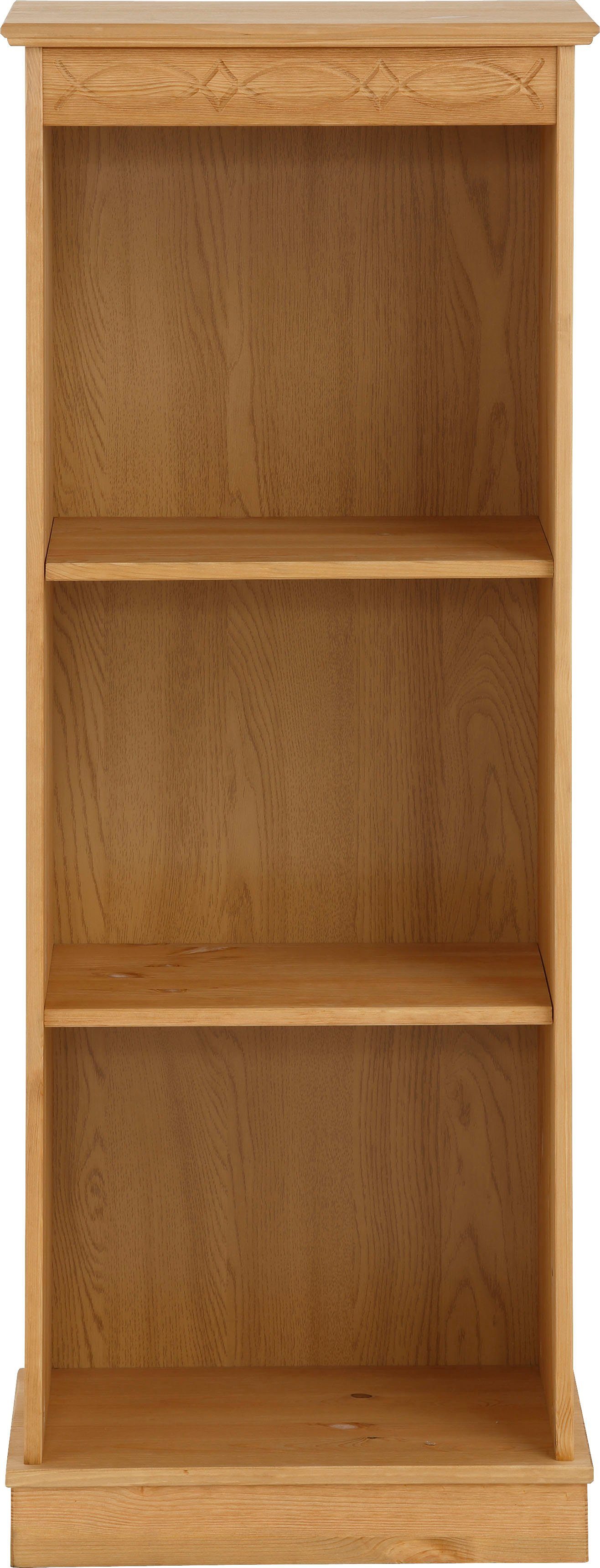 Home affaire Boekenkast Indra van massief dennenhout, in verschillende hoogtes, met fsc®