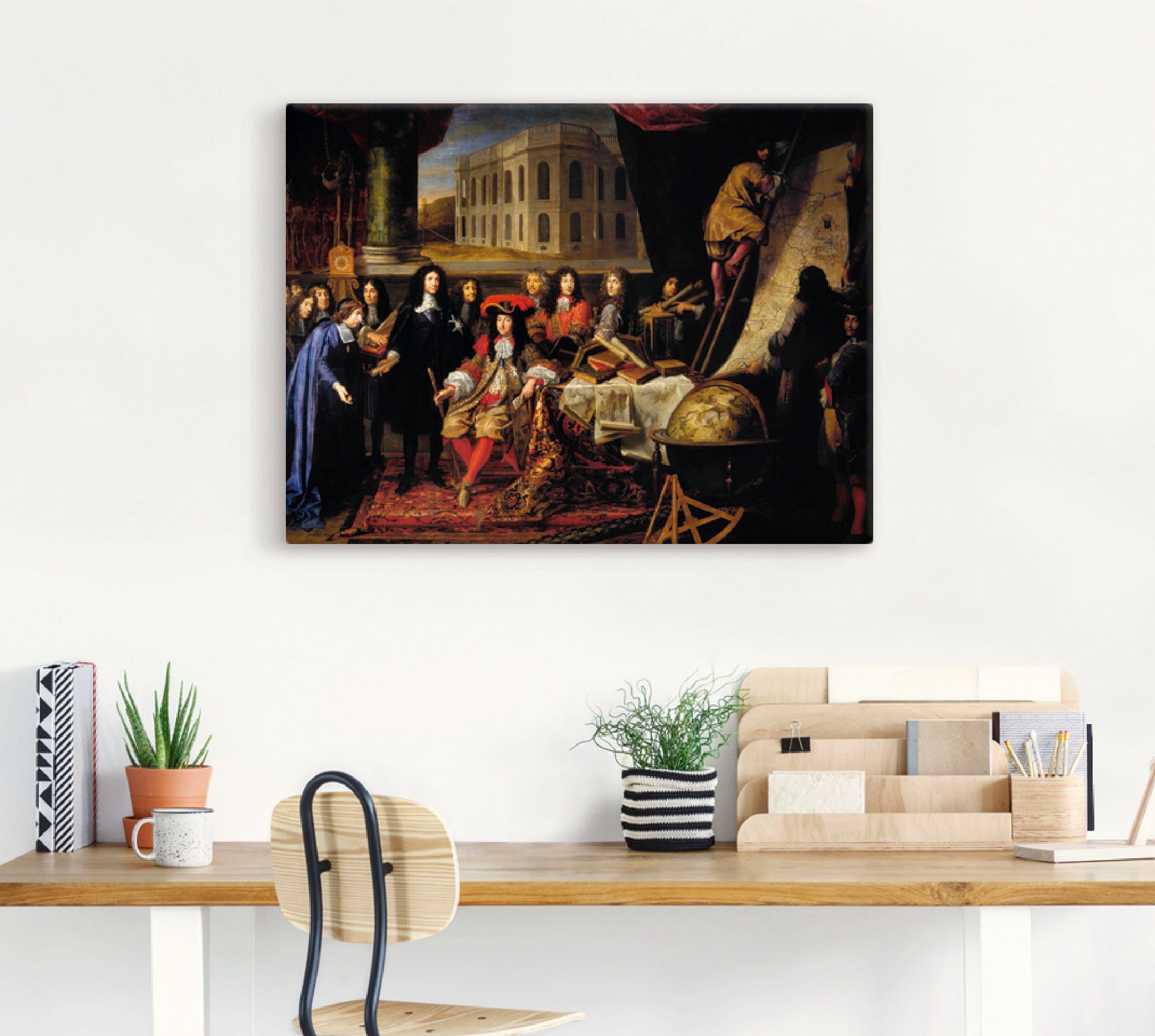 Artland Artprint op linnen Lodewijk XIV., omstreeks 1670