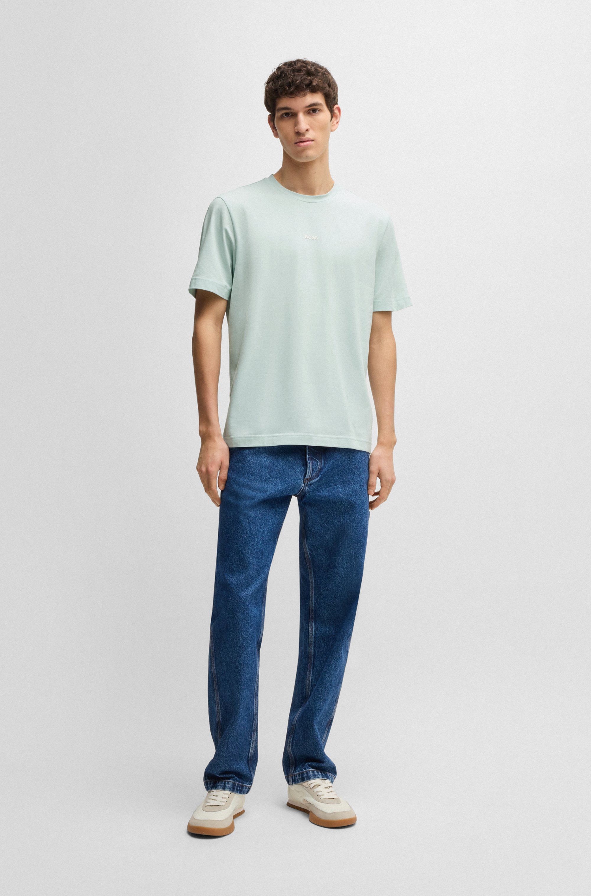 Boss Orange T-shirt TChup met een ronde hals