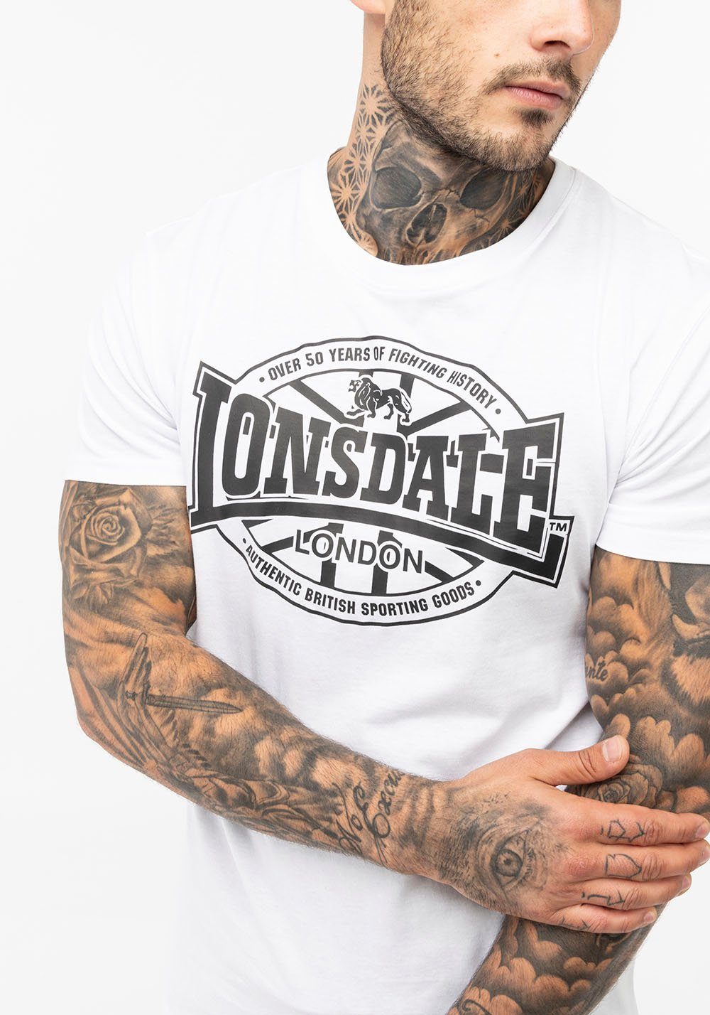 Lonsdale T-shirt CLONKEEN (set, 2-delig, 2 stuks)