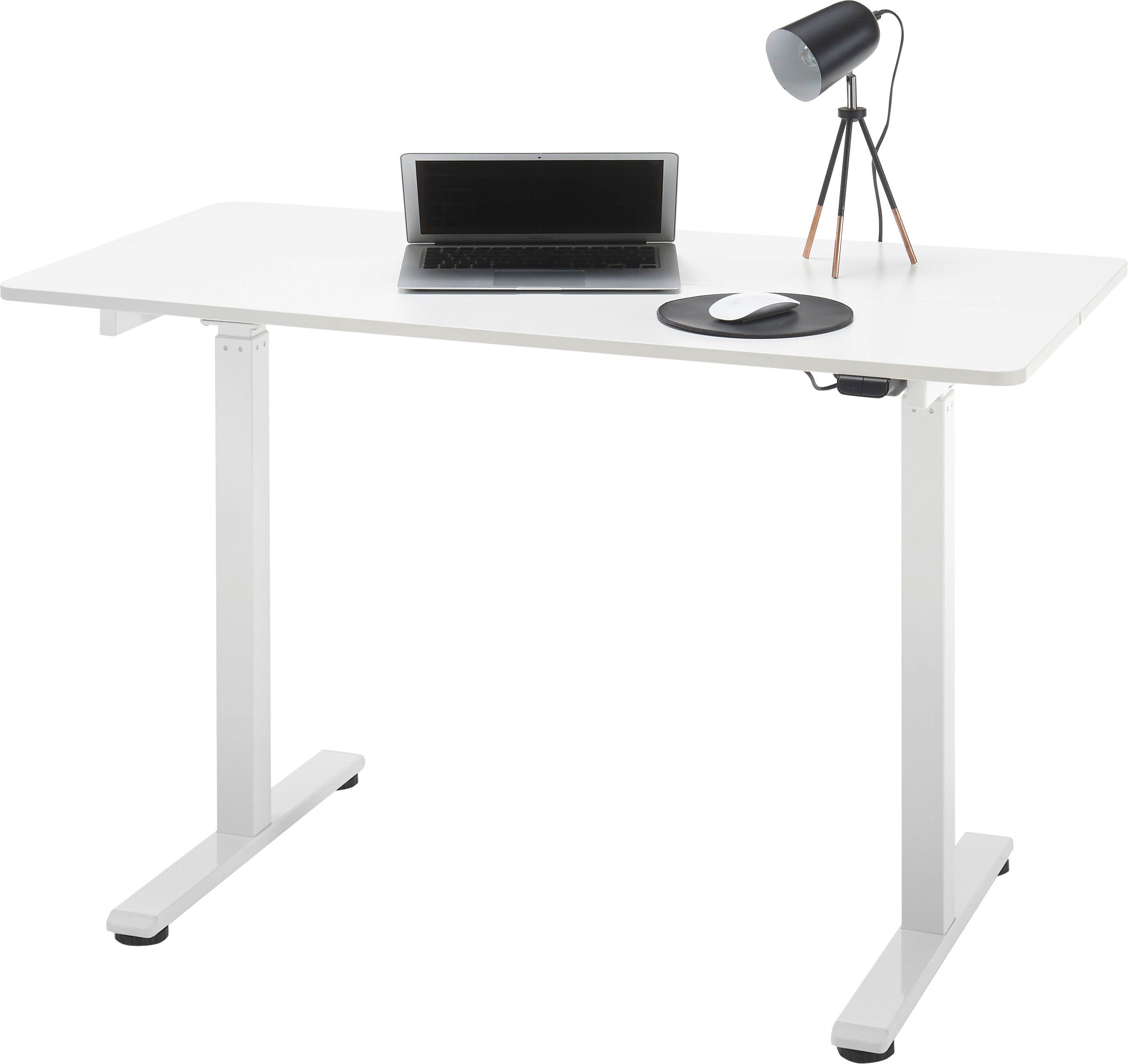 MCA furniture Bureau Nakuru elektrisch in hoogte verstelbaar van 72-122 cm, breedte 120 cm