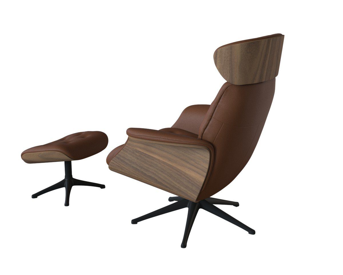 FLEXLUX Relaxfauteuil Volden, functionele stoel, gestoffeerde stoel, armleuningen, TV-fauteuil