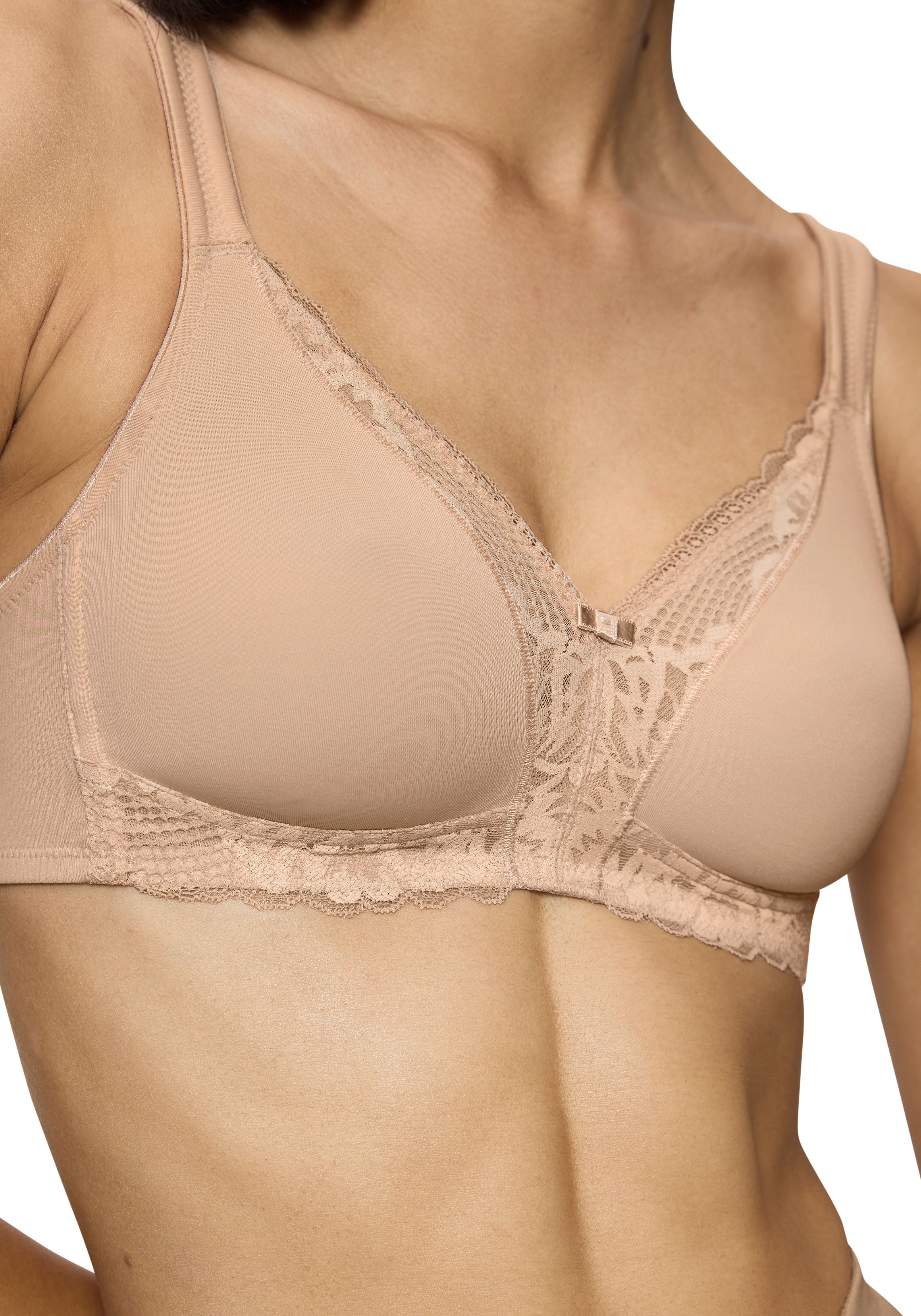 Triumph Beugelloze-bh Modern Lace+Cotton N
