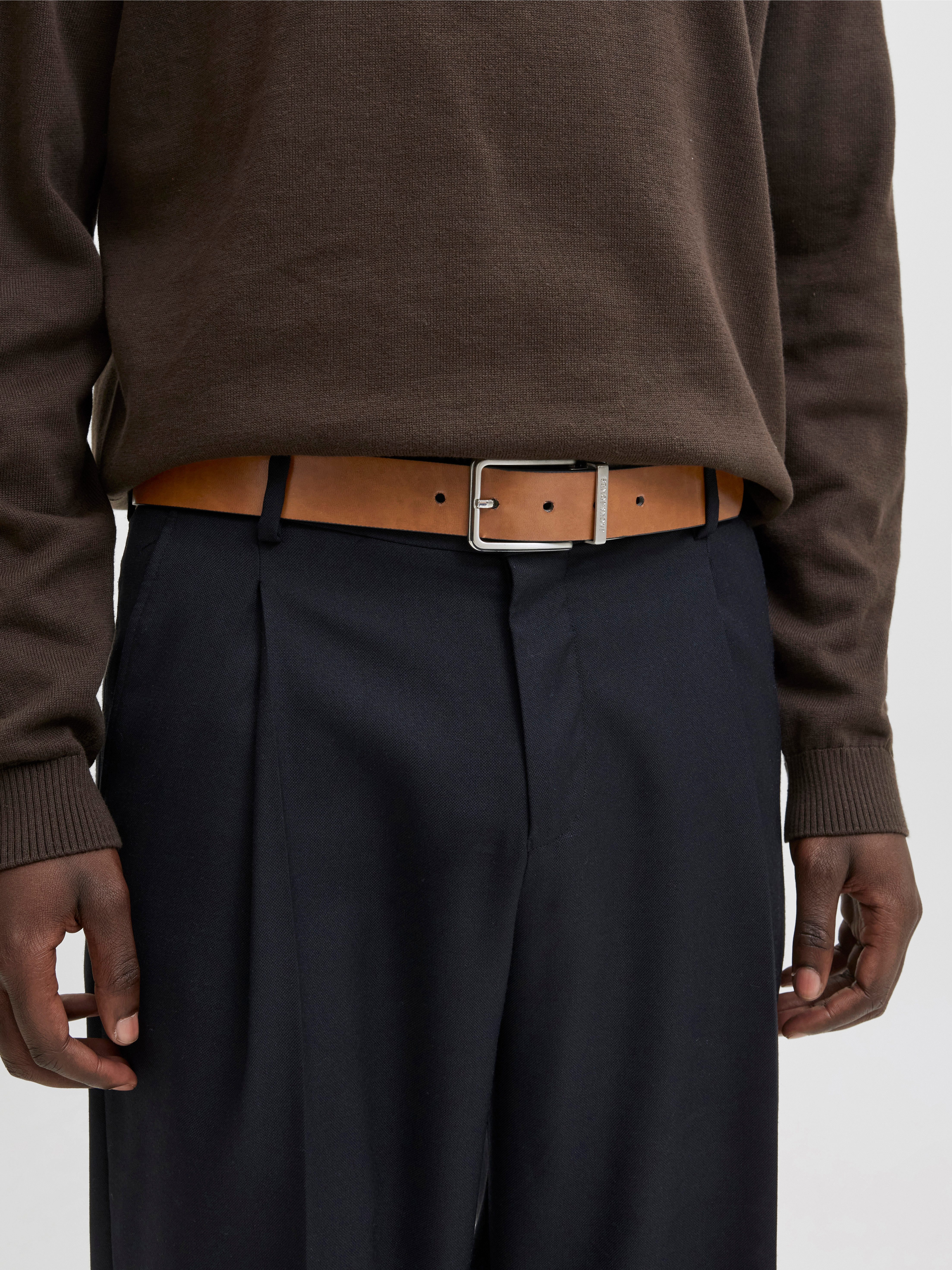 Jack & Jones Leren riem JACGARDA REVERSIBLE BELT NOOS