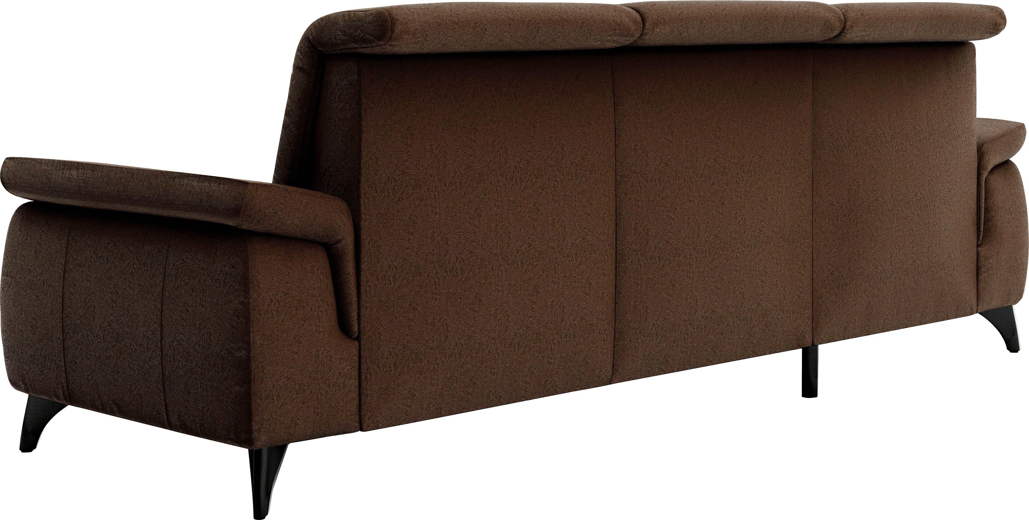 sit&more Hoekbank Astoria L-vorm naar keuze met motorische relaxfunctie