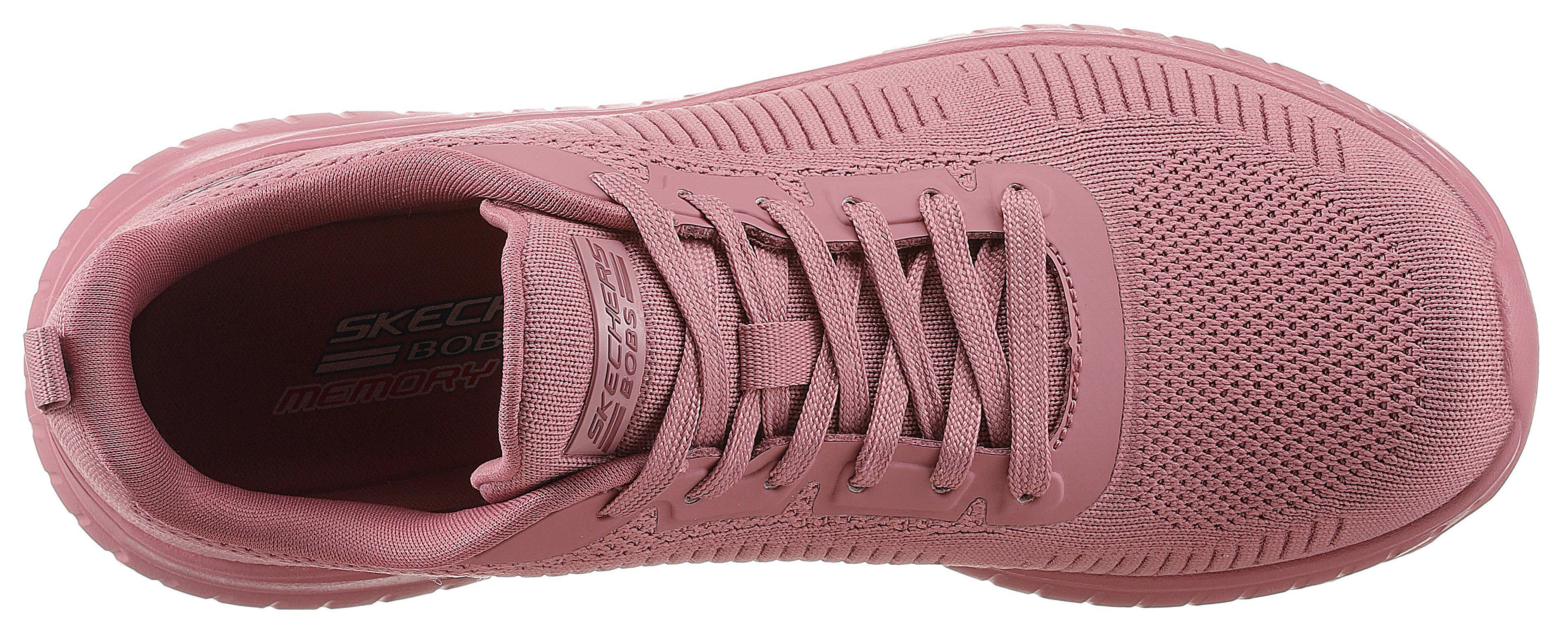 Skechers Sneakers BOBS SQUAD CHAOS FACE OFF , Vrijetijdsschoen, lage schoen, veterschoen met comfort binnenschoen