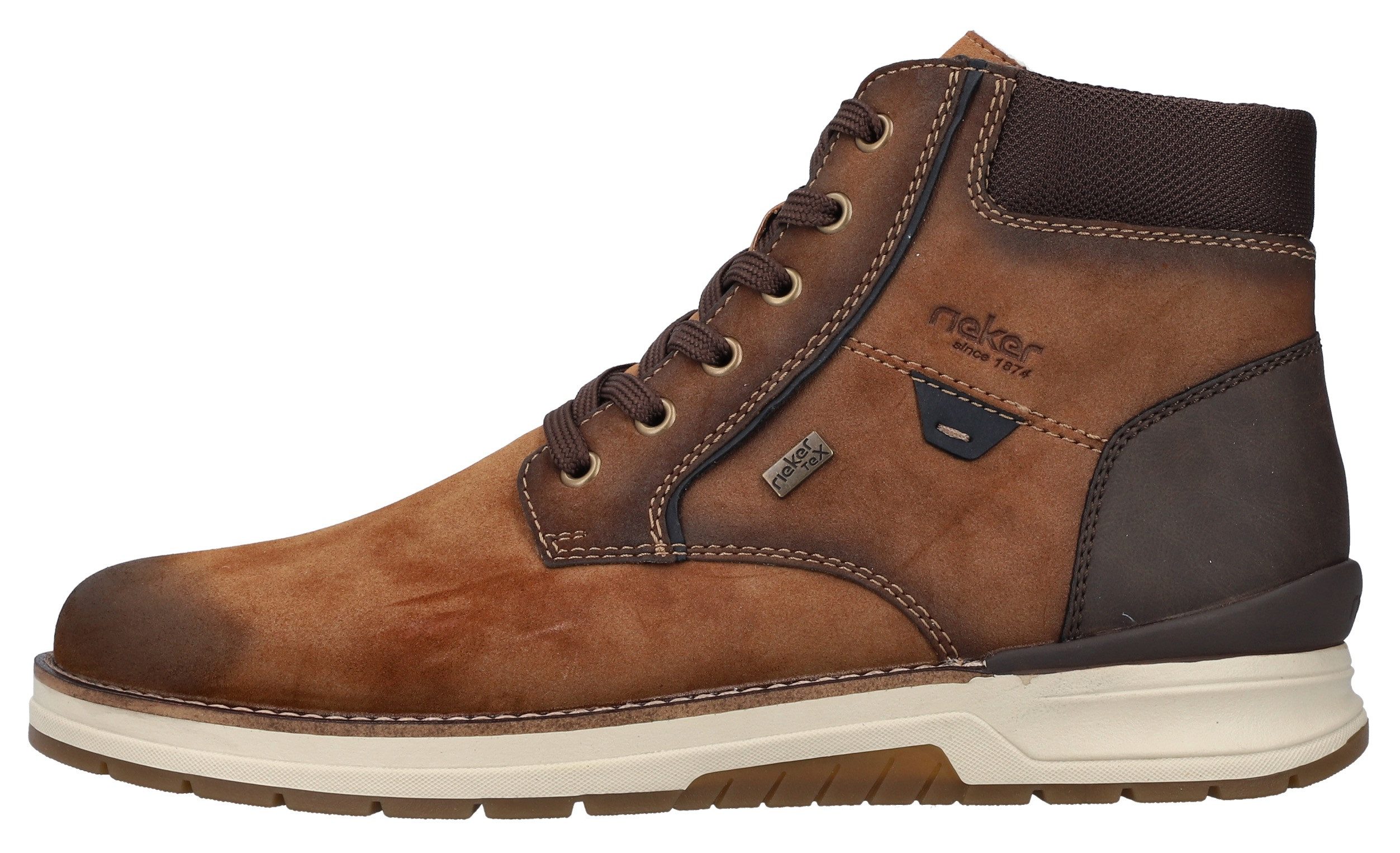 Rieker Winterlaarzen , veterschoenen, winterenkellaars, memocup-uitrusting, used-look