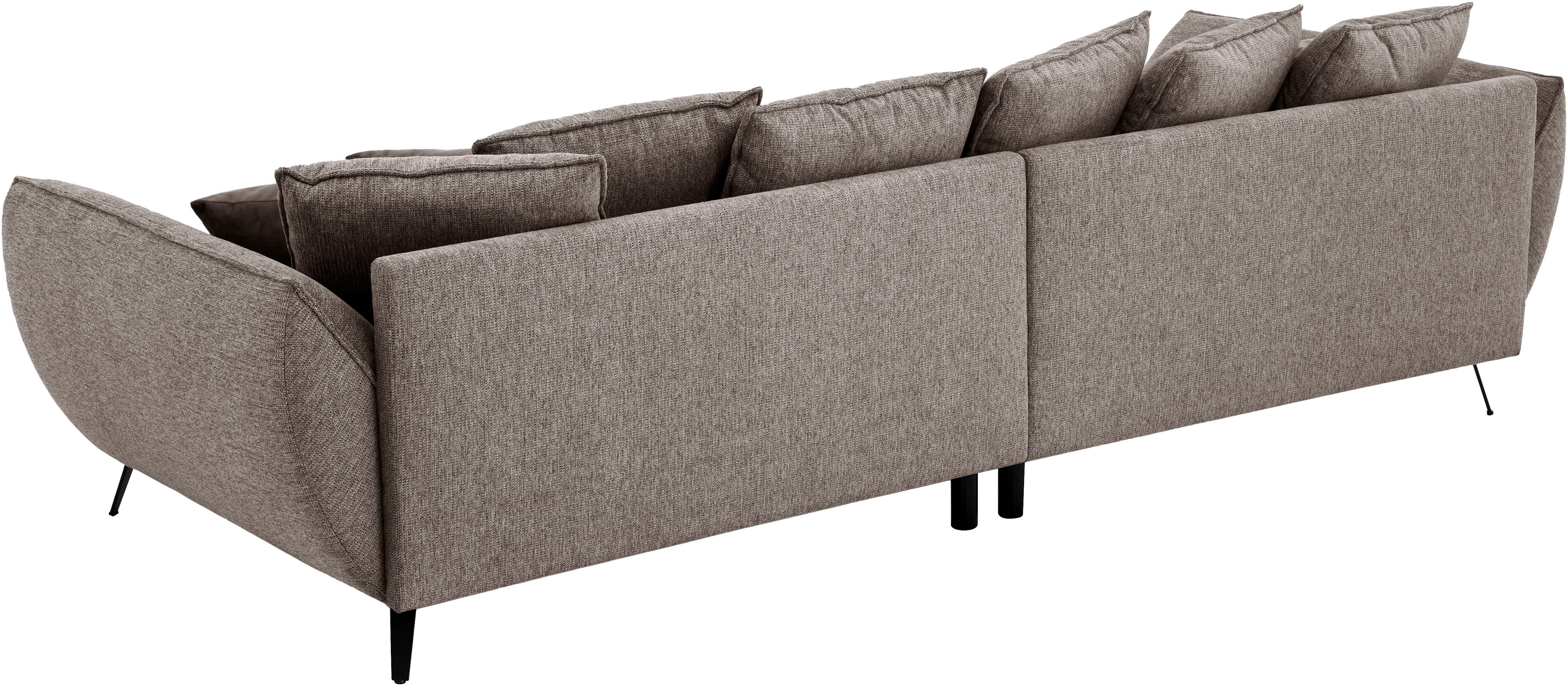 exxpo - sofa fashion Megabank Triton incl. 10-delig kussen set, gezellige megasofa, veel ruimte om te ontspannen (2-delig)
