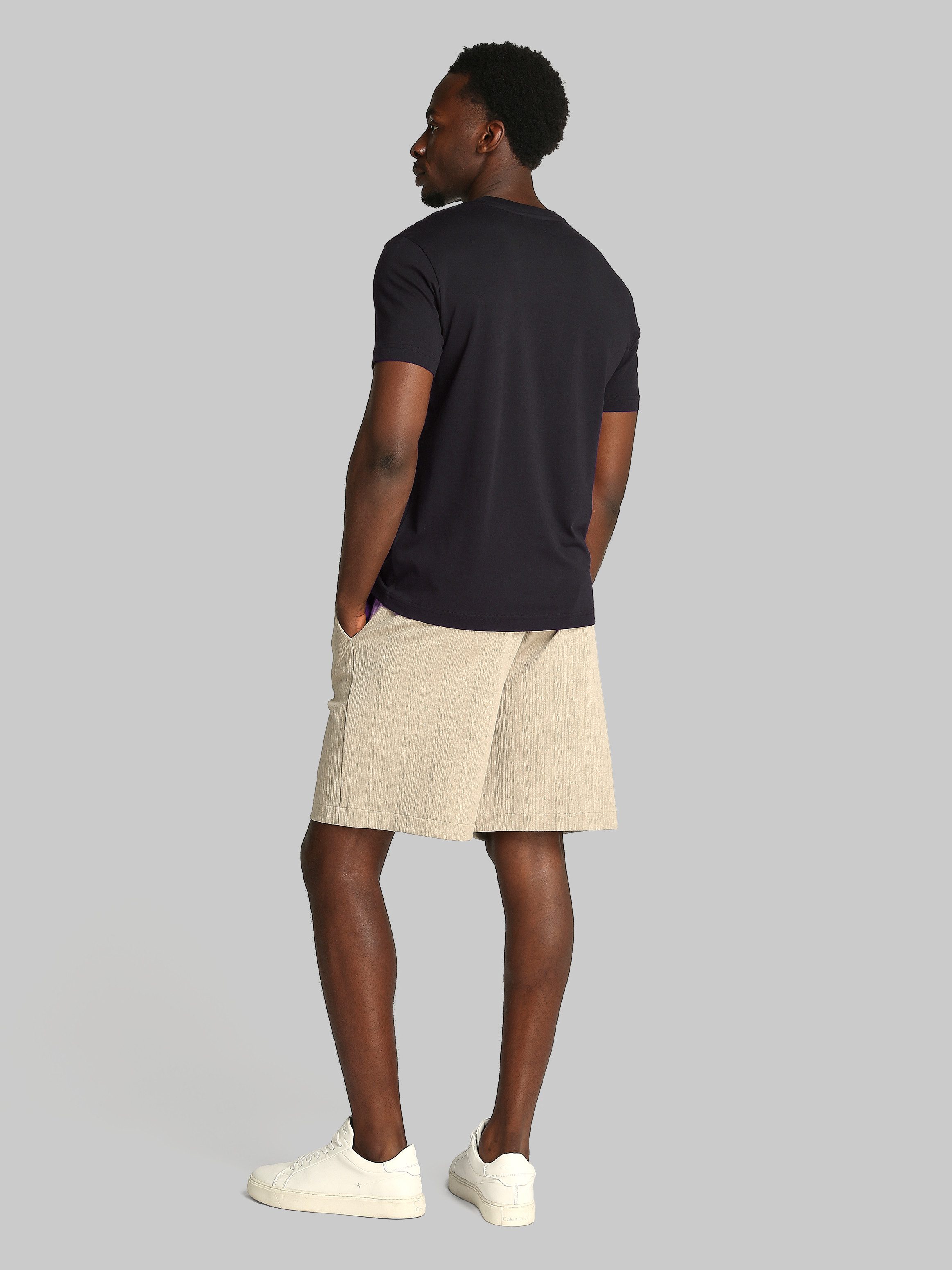 Calvin Klein T-shirt CP-DOUBLE LOGO T-SHIRT met groot logo-opschrift
