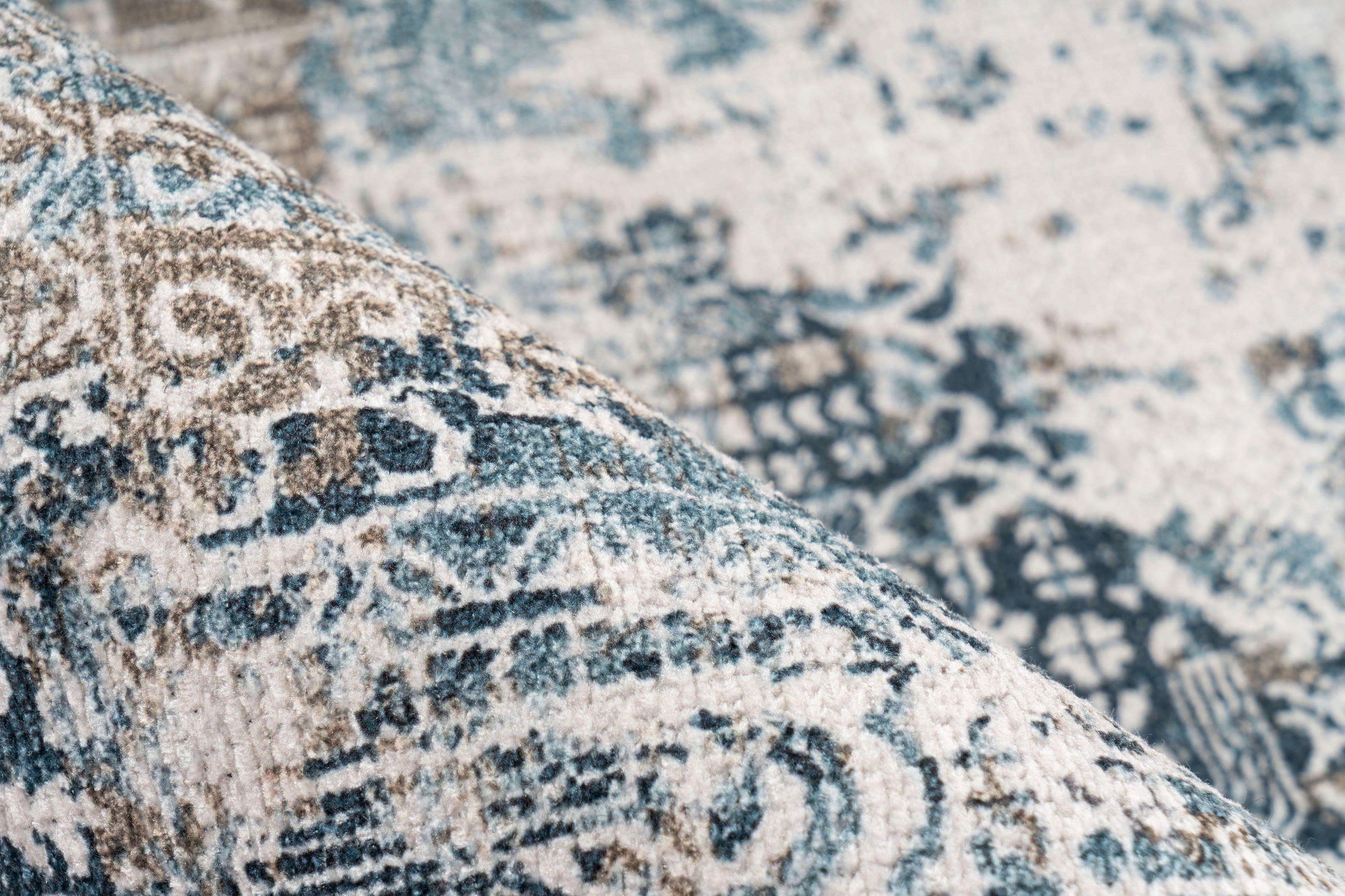 me gusta Vloerkleed Faye 1025 Platte stof, bedrukt motief, woonkamer, eetkamer