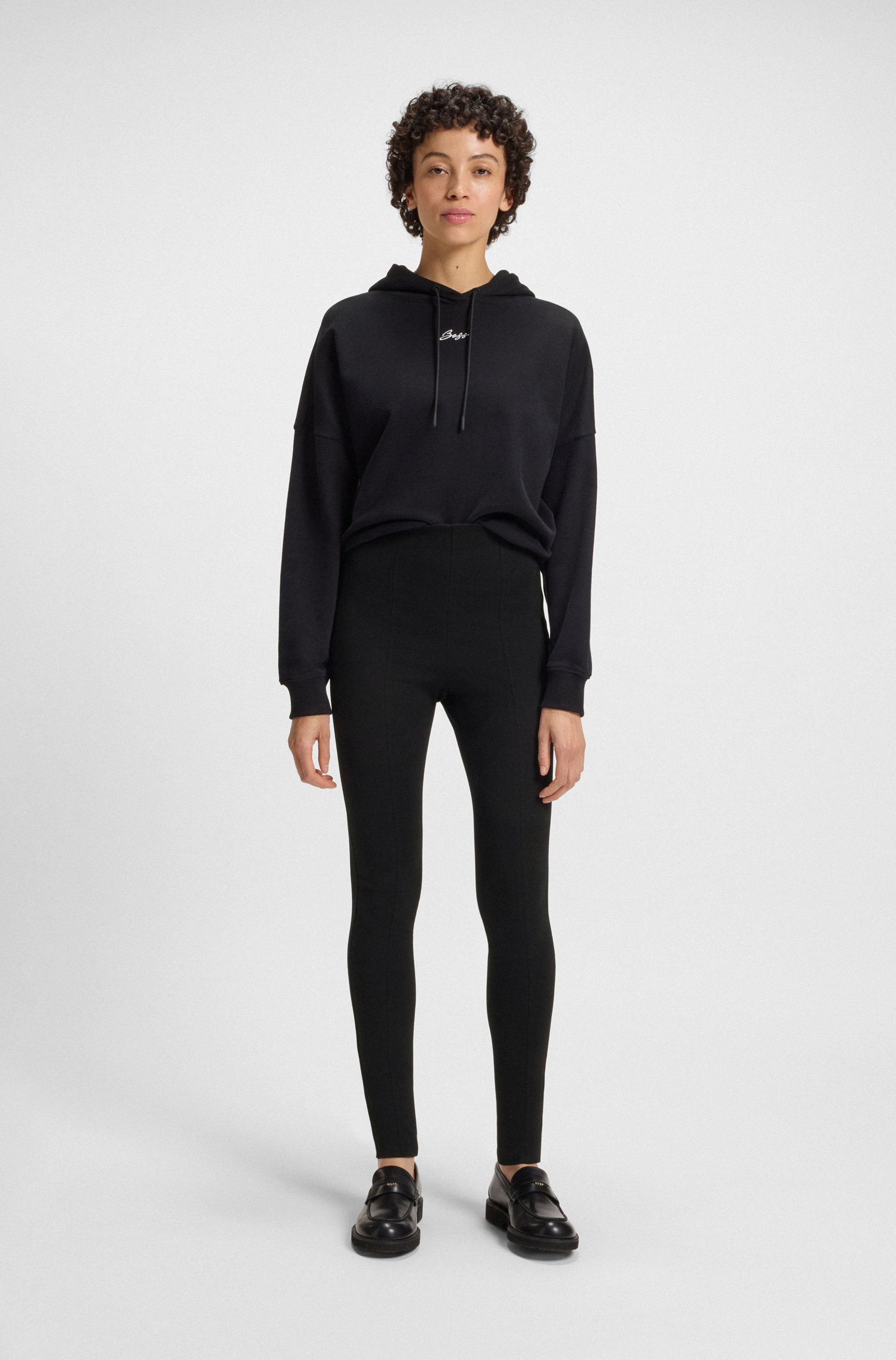 Boss Orange Geweven broek Tegging Premium Damesmode