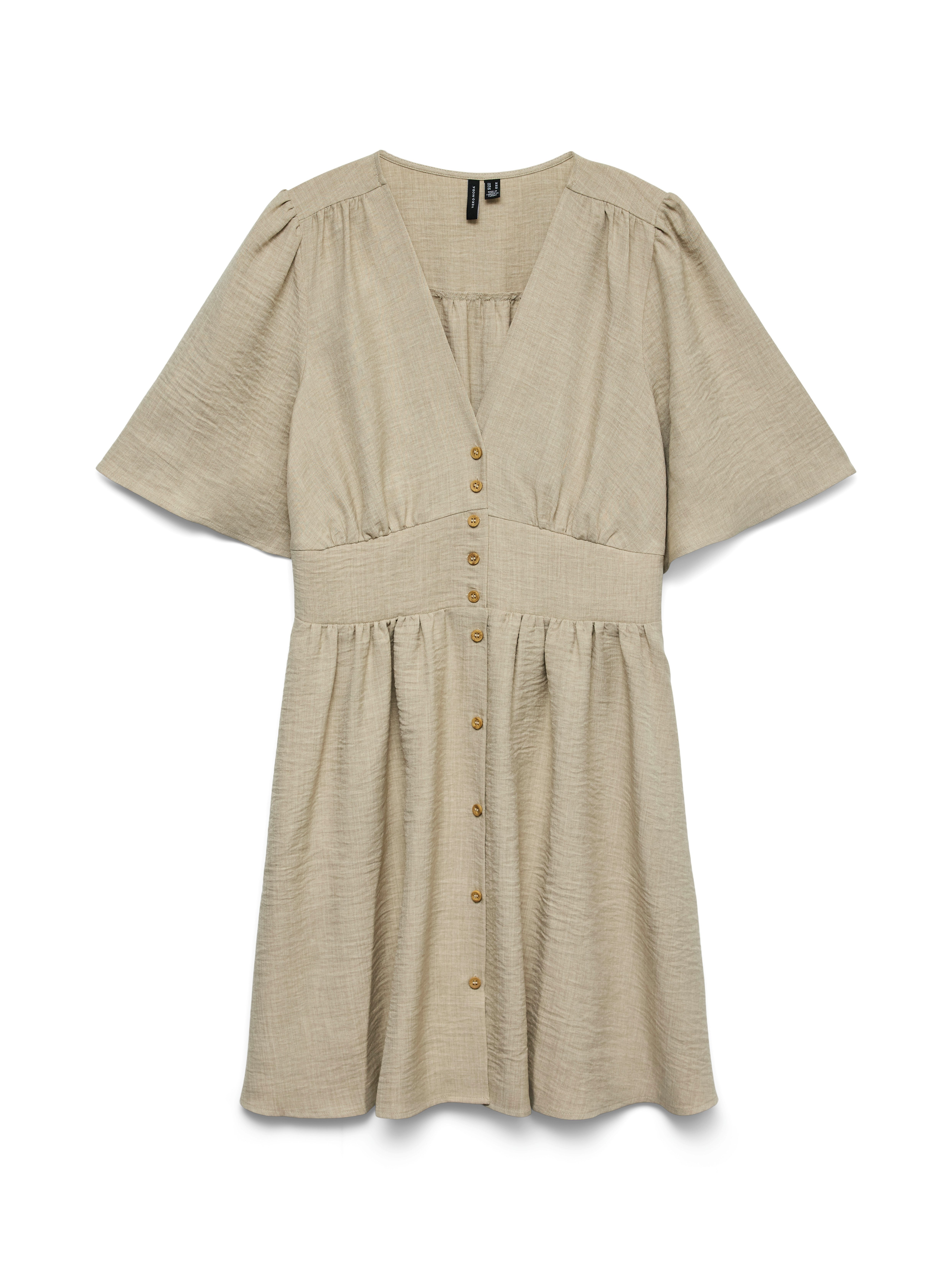 Vero Moda Mini-jurk VMMELANEY 2/4 SHORT DRESS WVN NOOS