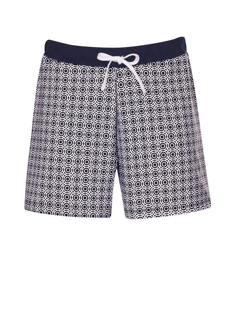 Trigema Bermuda TRIGEMA shorts met hypnotiserend ontwerp (1-delig)