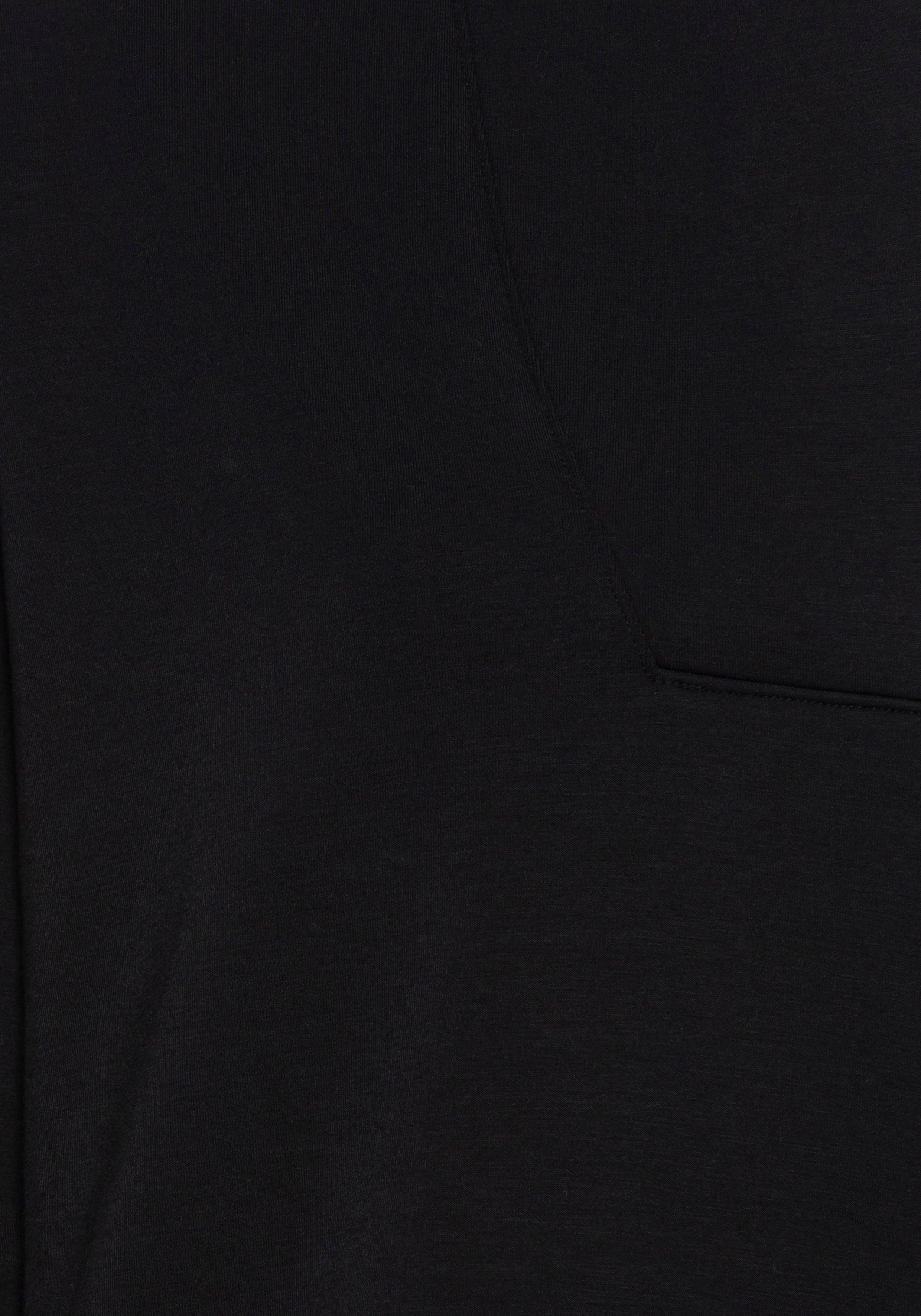 French Connection Hoodie met v-hals en brede kraag, loungewear
