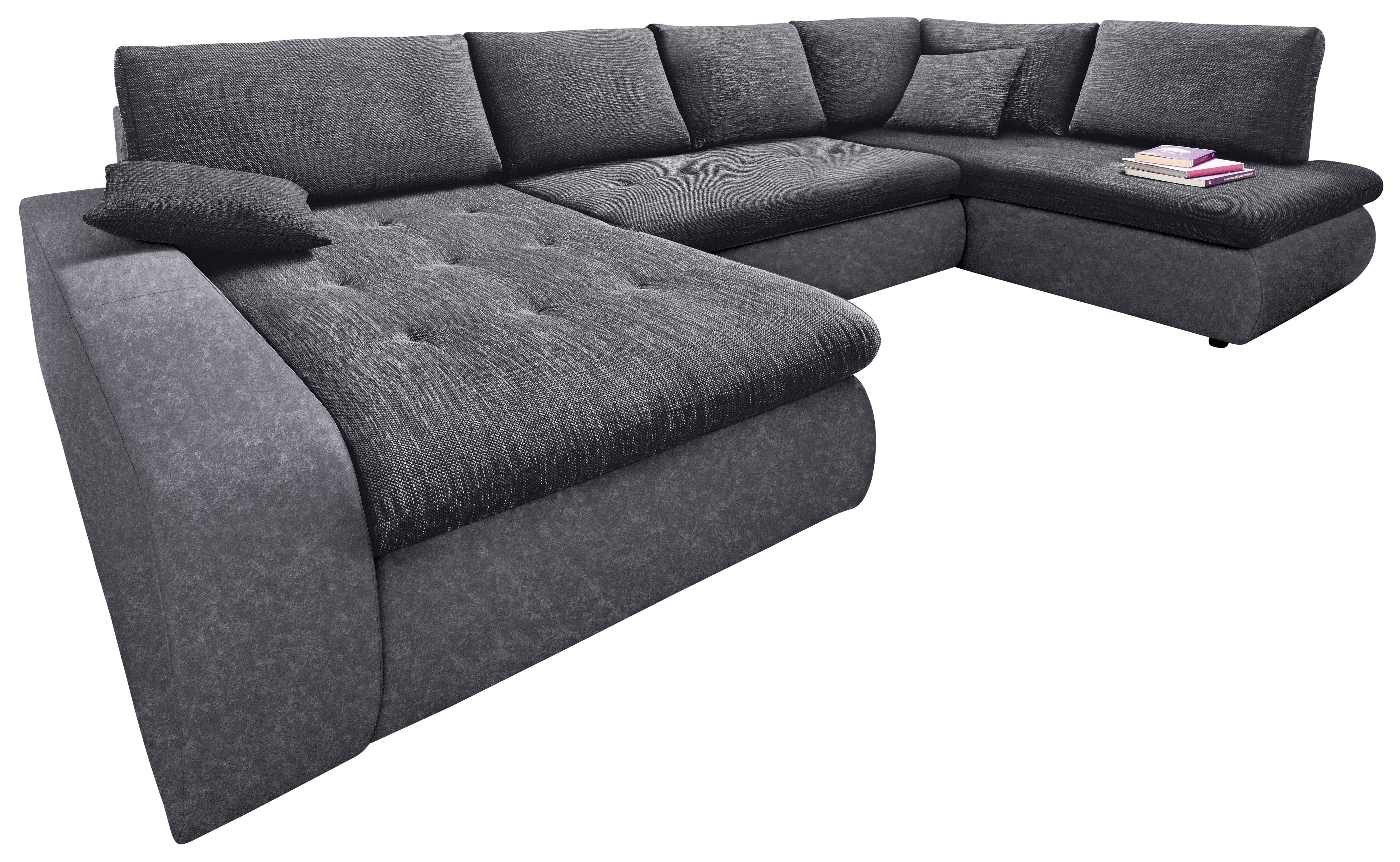 TRENDMANUFAKTUR Zithoek Indie, geweldig zitcomfort, uitgebreide detailafwerking, U-vorm