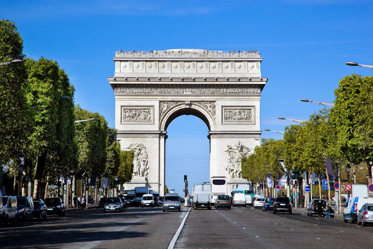 Papermoon Fotobehang Arc de Trio