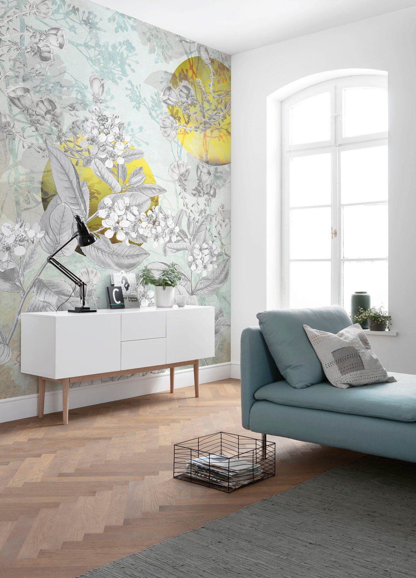 Komar Vliesbehang Digitale print vlies - Golden Sun - Afmeting 200 x 280 cm (set)