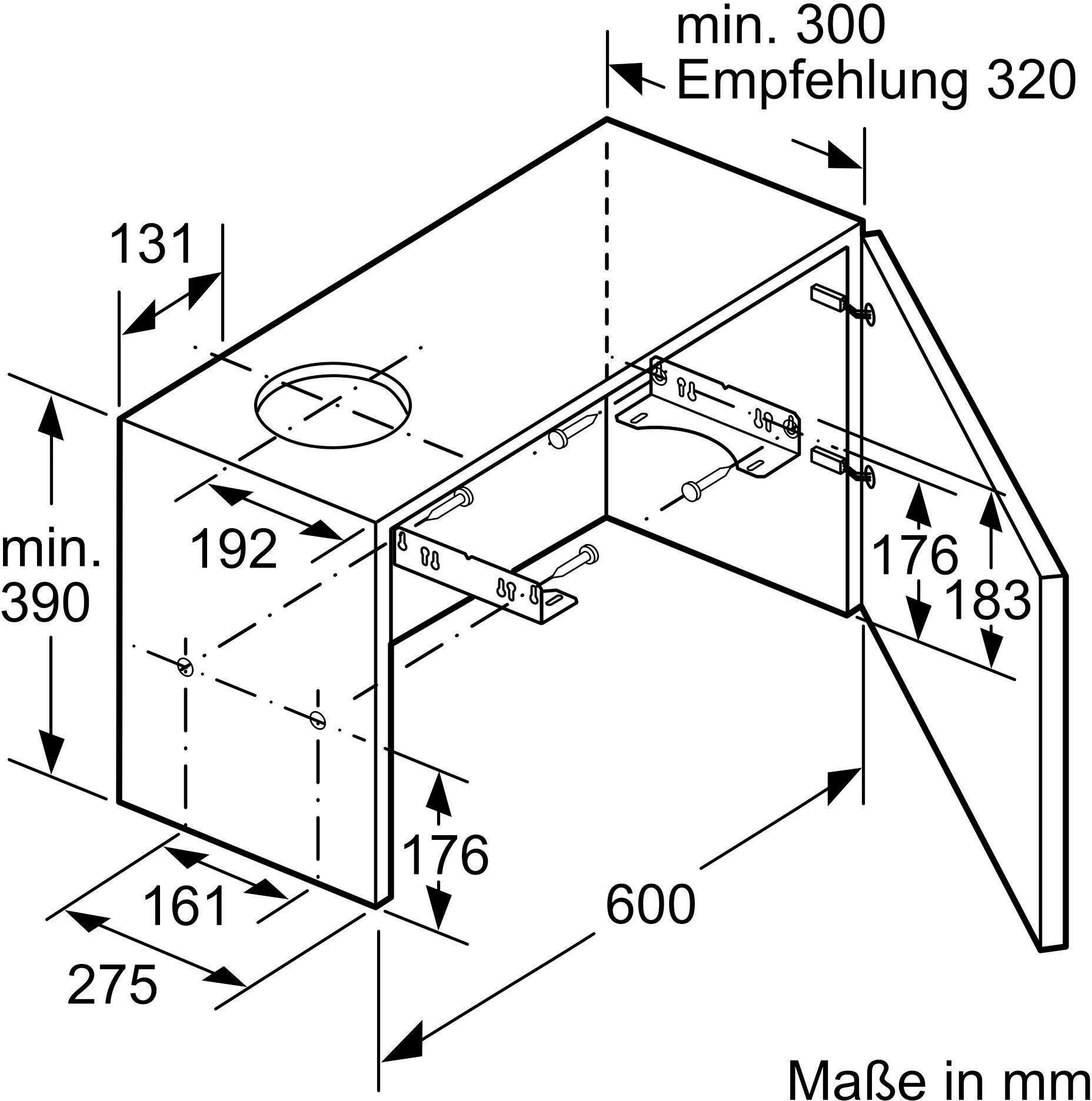 BOSCH Vlakscherm-afzuigkap