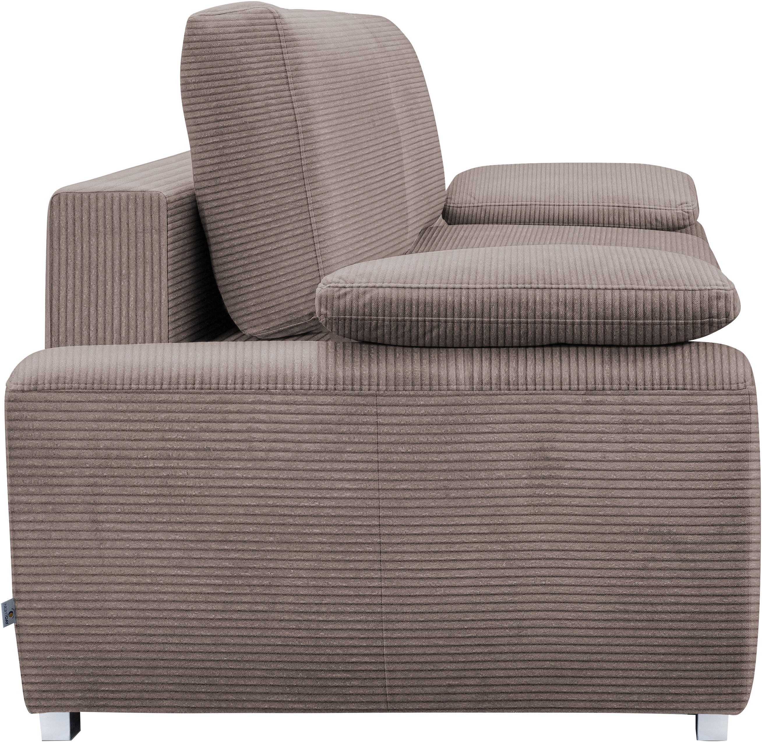 exxpo - sofa fashion 2-zitsbank SOLSBURY, bank, slaapbank incl. pocketvering-bekleding, bedfunctie en opbergruimte, in cord