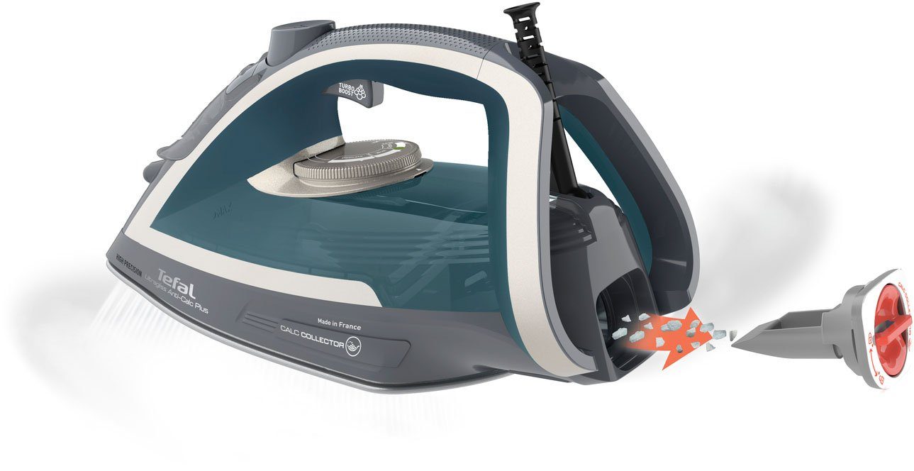 Tefal Stoomstrijkijzer Ultragliss Plus FV6842, 2800 W, afneembare kalkcollector, 50 g/minute continue stoomproductie, 260 g/minute stoomstoot
