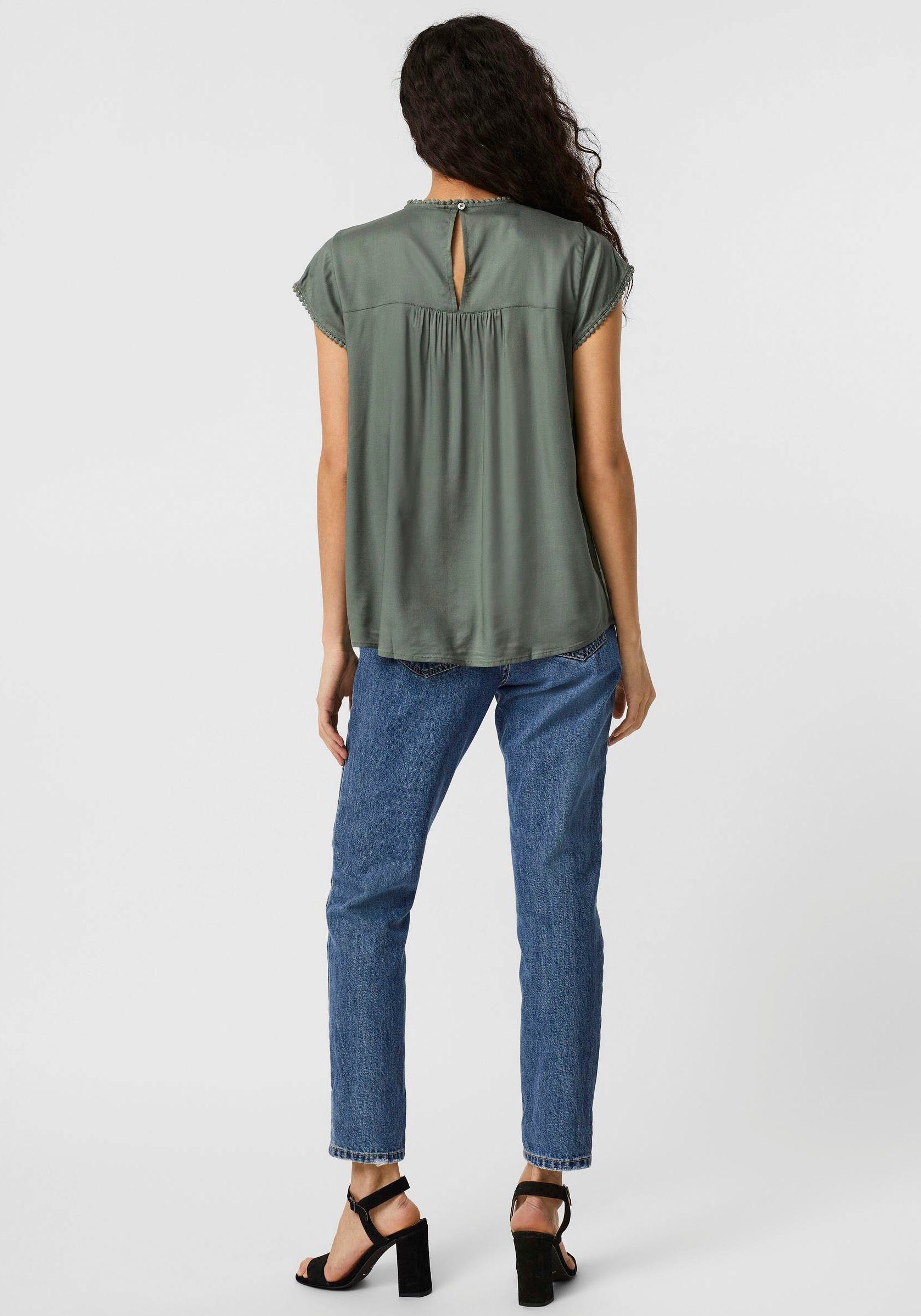Vero Moda Kanten top VMDEBBIE PLEAT S/L TOP GA NOOS