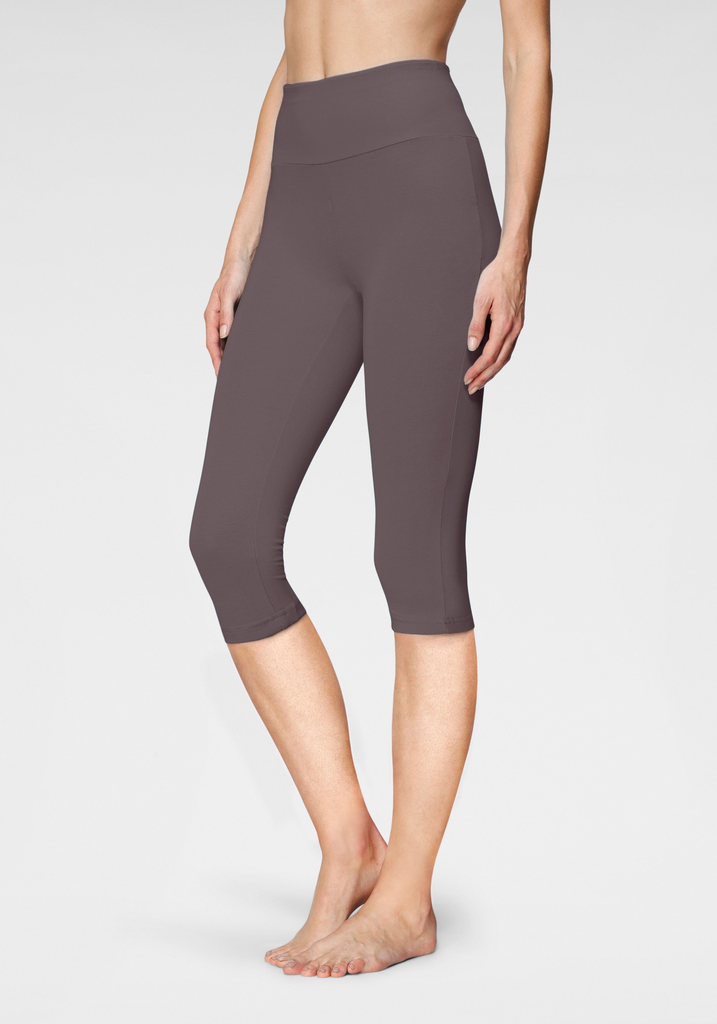 Lascana Caprilegging met brede, zachte boord