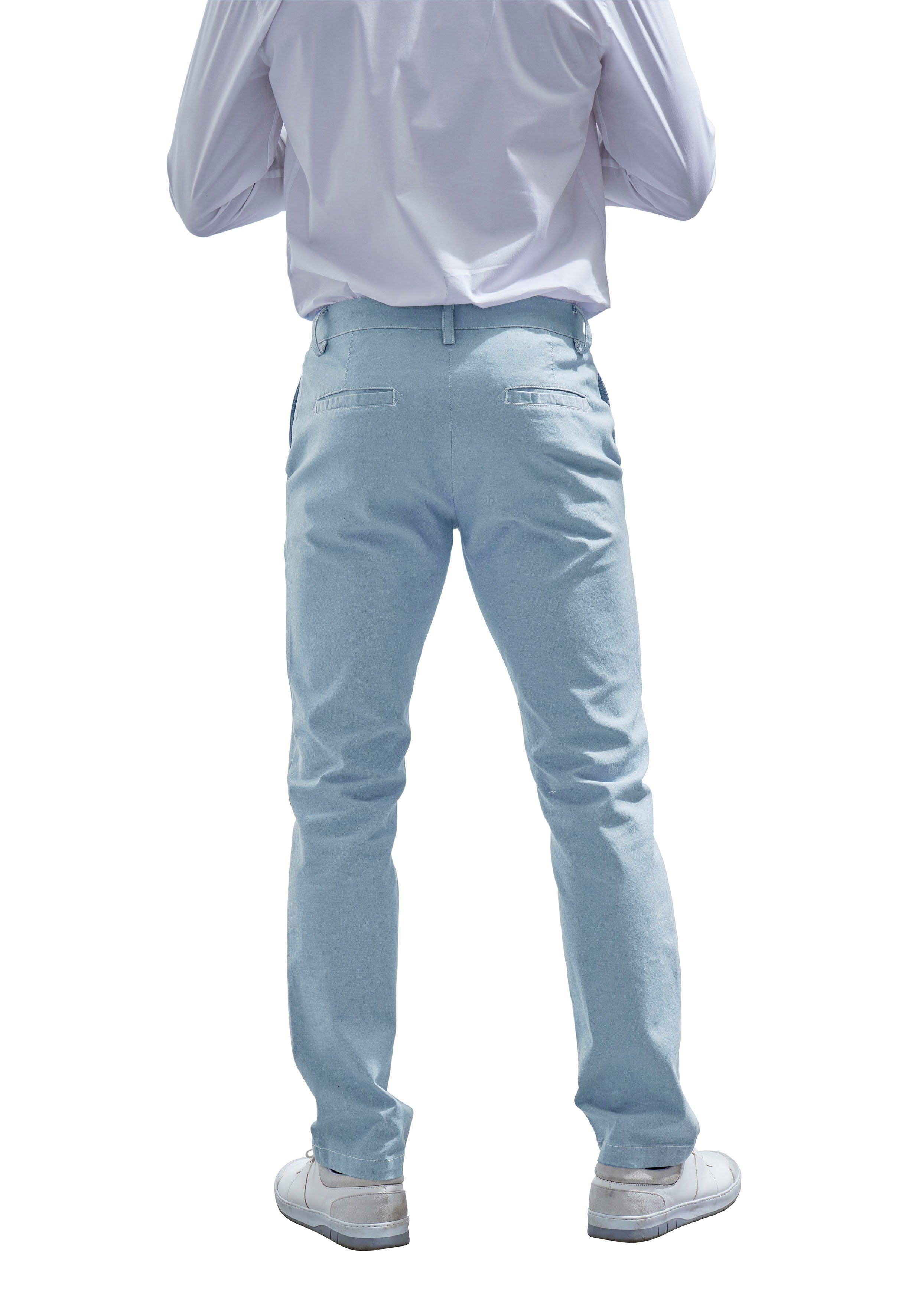 John Devin Chino Regular-fit lange Oxford broek
