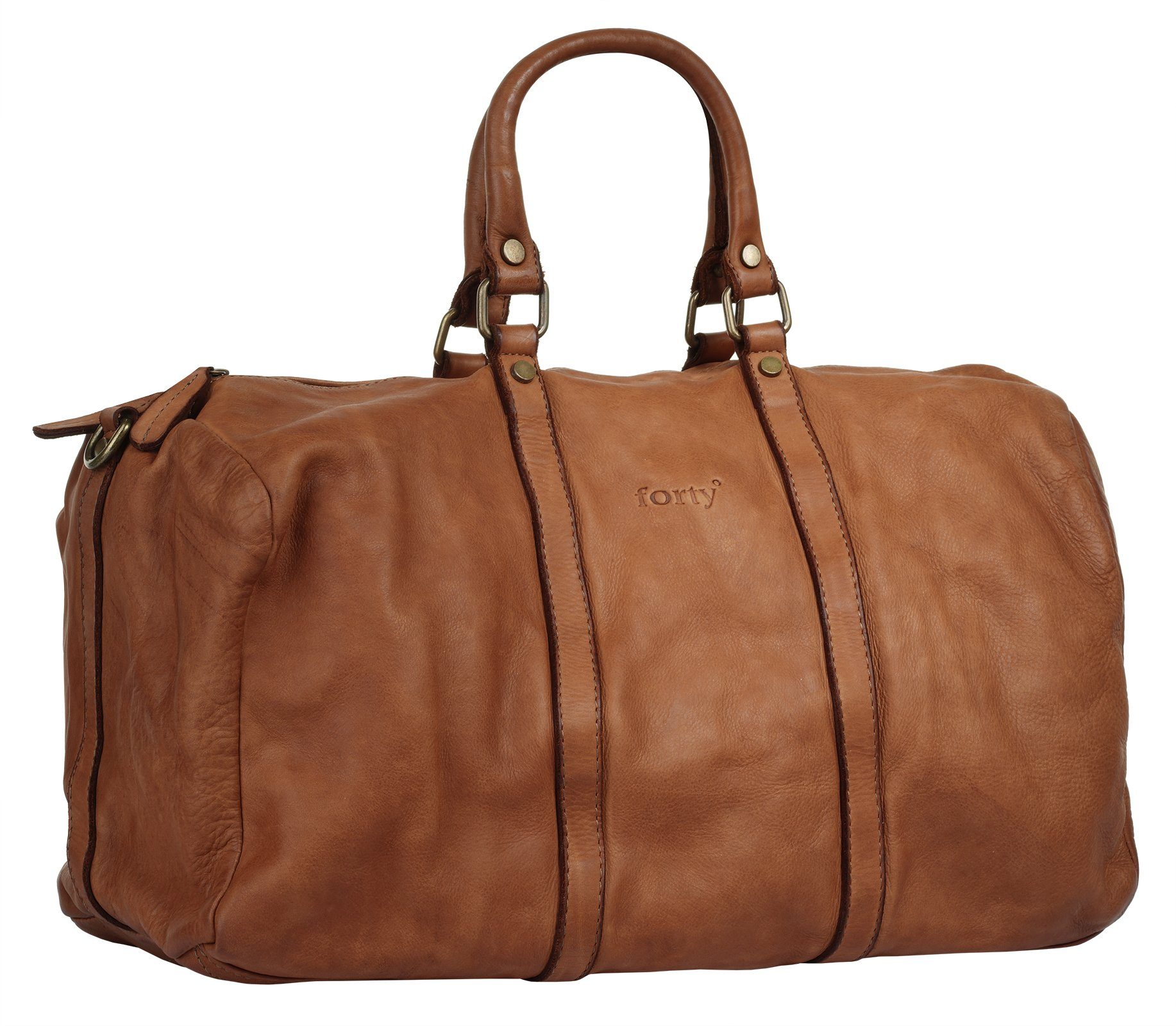 Forty Degrees Reistas echt leer, made in italy