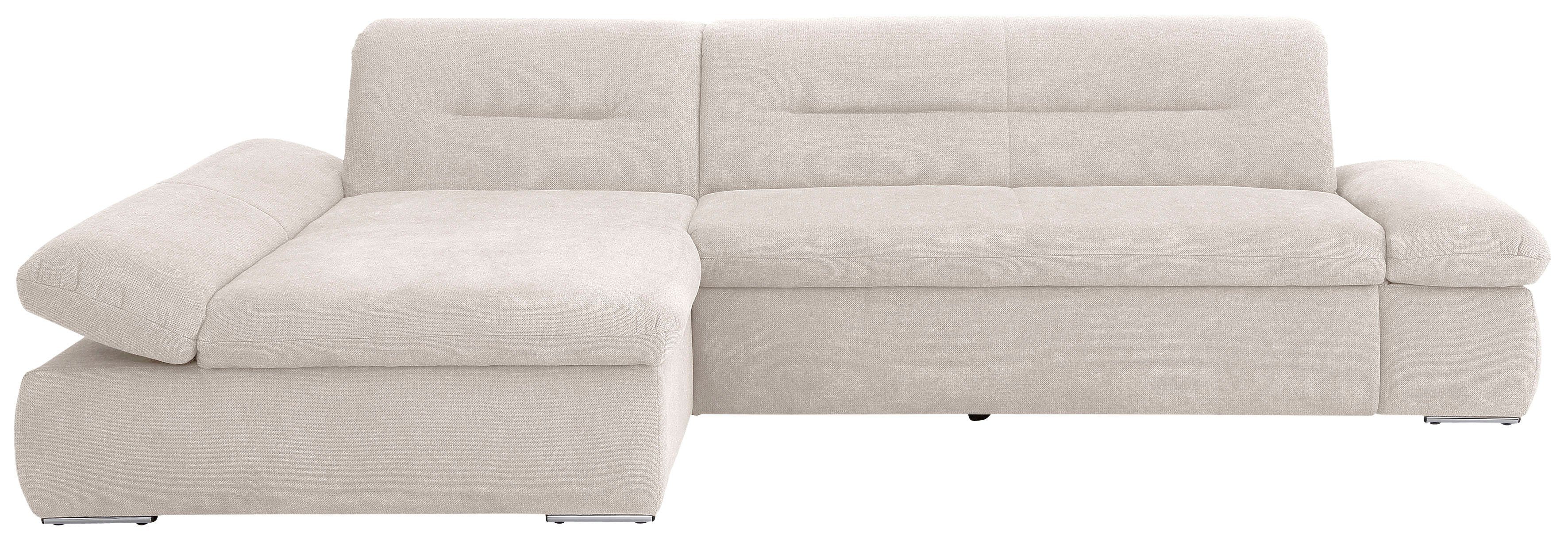 INOSIGN Hoekbank Avesa L-vorm Naar keuze met armleuningverstelling en slaapfunctie, bxdxh: 300x172x80cm