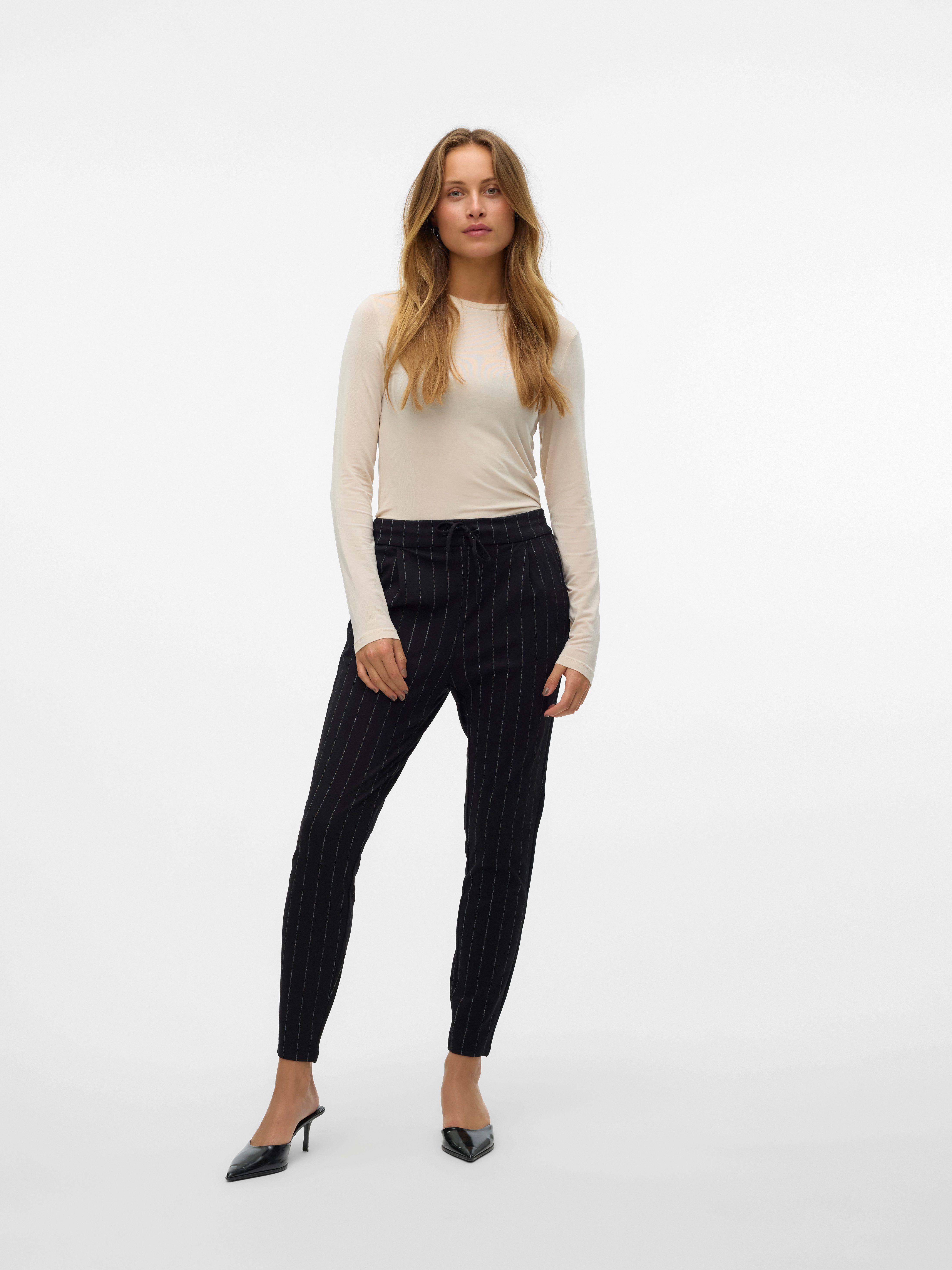 Vero Moda Joggingbroek VMEVA MR LOOSE STRING PANT GA NOOS