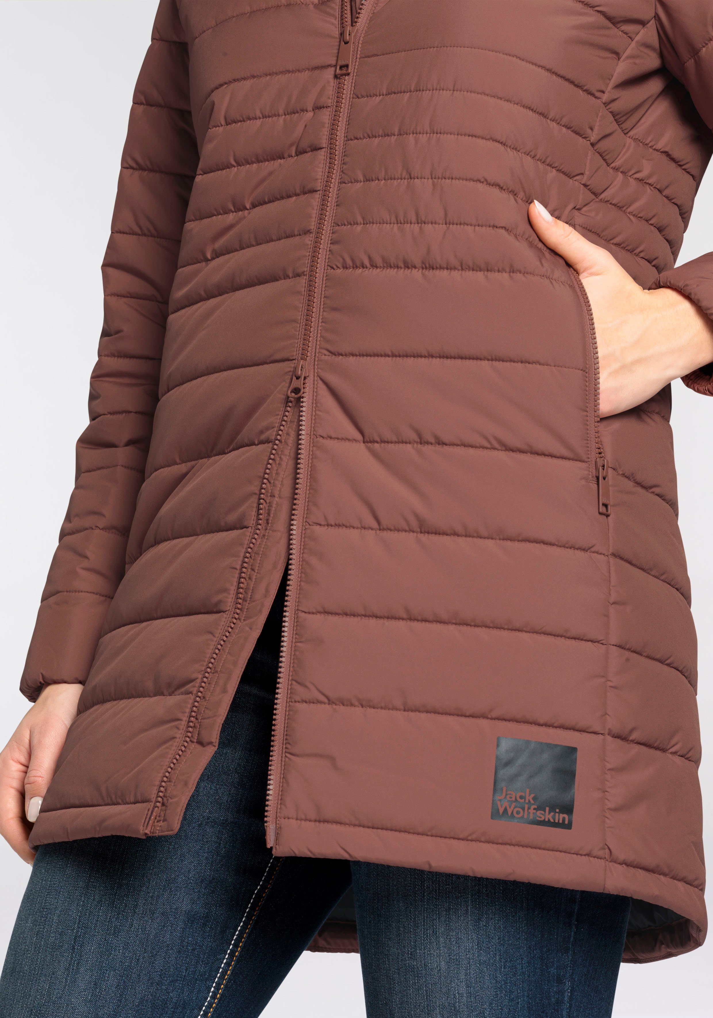 Jack Wolfskin Gewatteerde jas LUBEENA Overgangsjas winddicht, ademend & sneldrogend