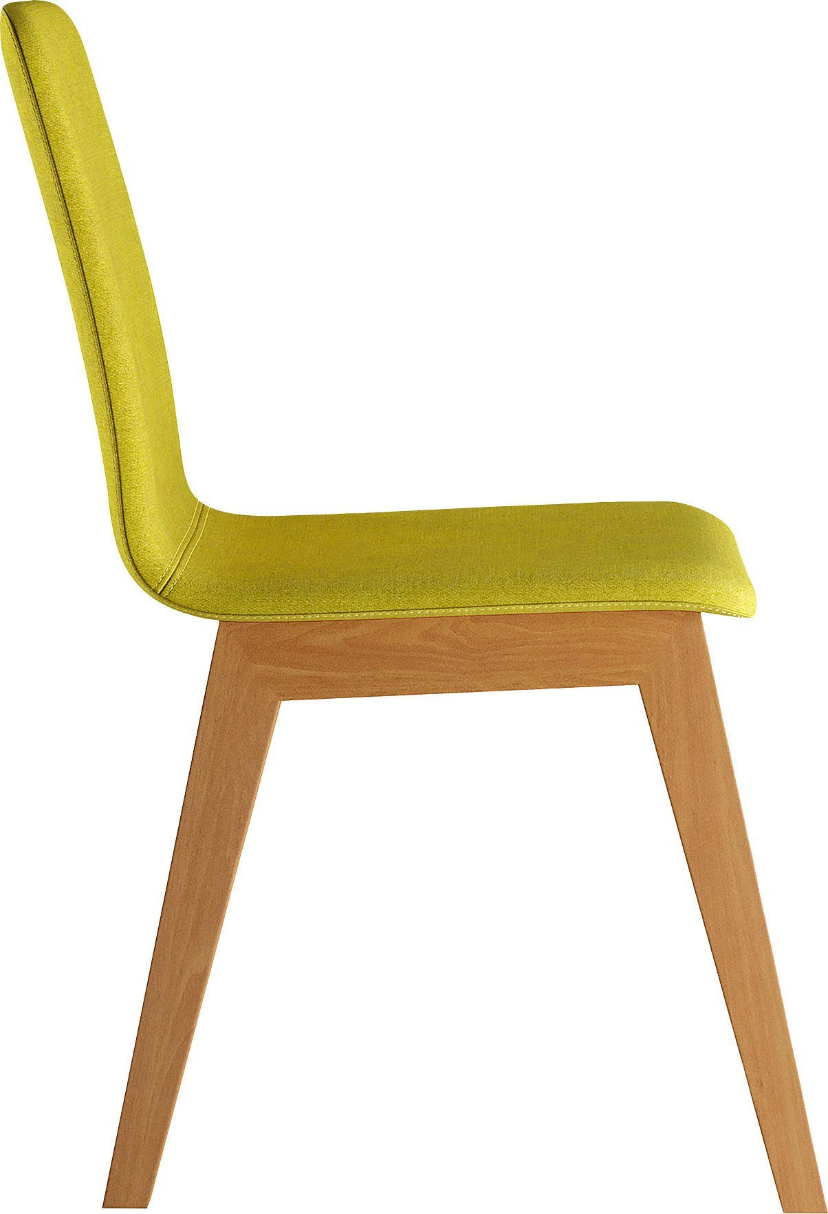INOSIGN Stoel Sandy met verschillende stoelpootkleuren en kleurvarianten, zithoogte 47 cm (2 stuks)