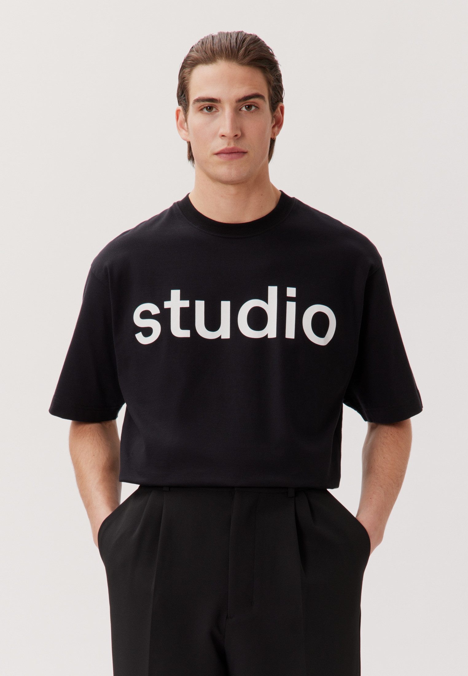 studio seidensticker T-shirt Studio Ronde hals