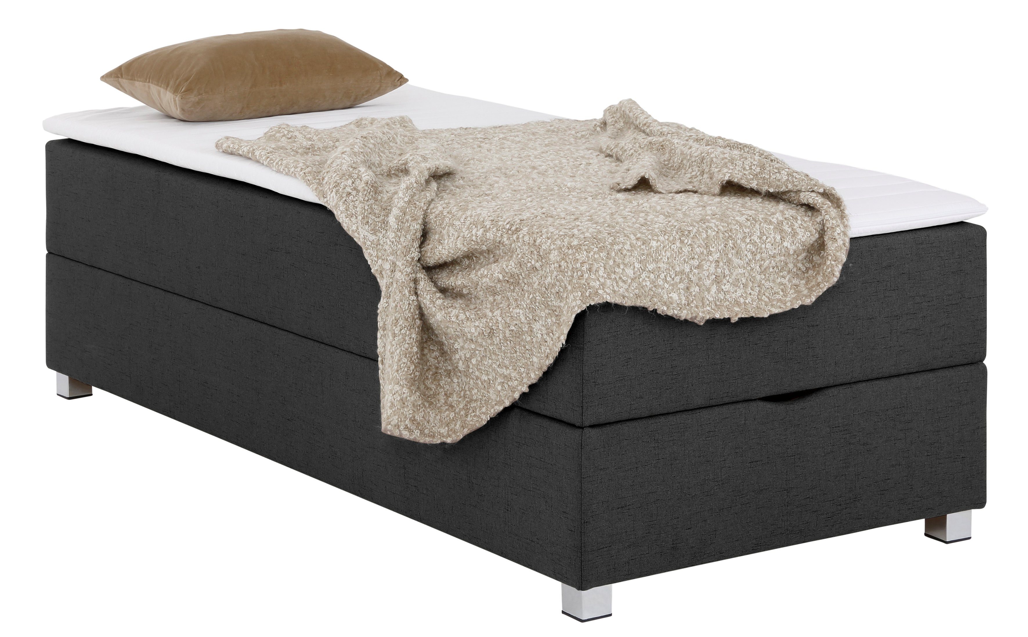INOSIGN Boxspring Alexis zonder hoofdbord - ideaal voor ruimtes met schuine plafonds, in 4 breedten